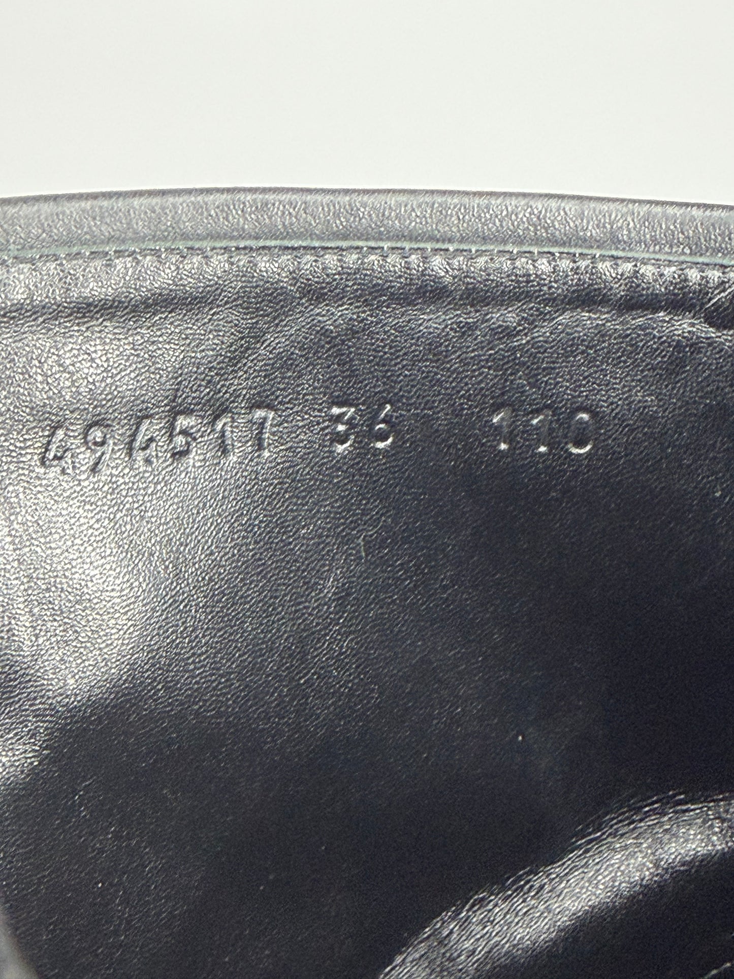 Gucci
GG Embossed Embossed Leather Moto Boots
Women's Size 36 EU/ 6 US/ 3 UK