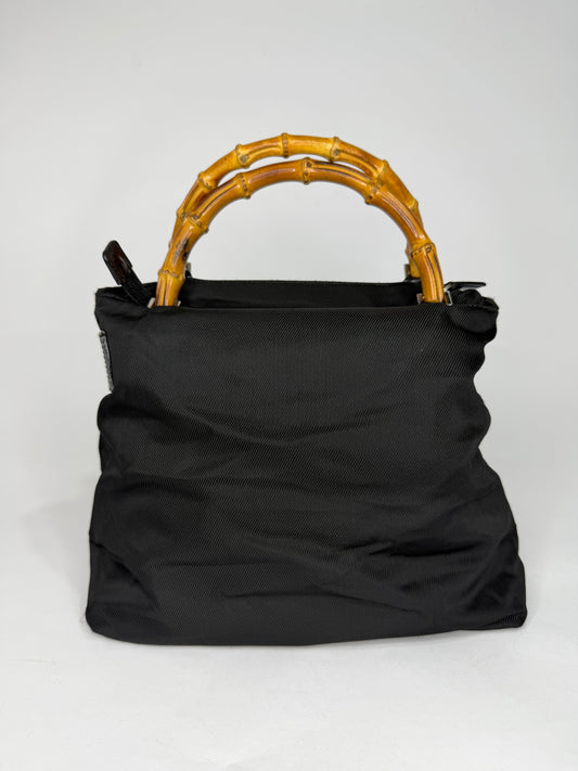 Vintage Gucci Black Nylon Shoulder bag