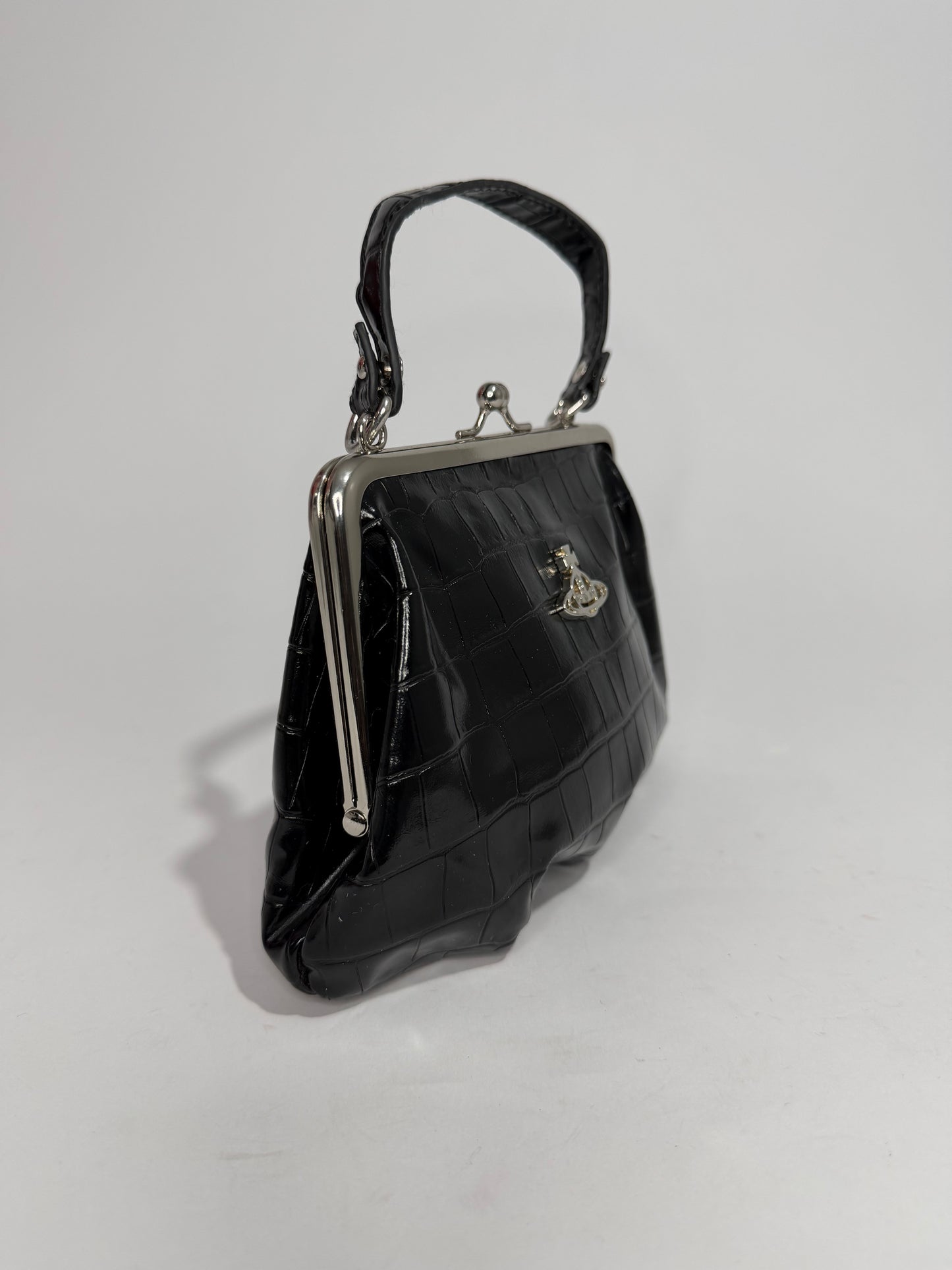 Vivienne Westwood Granny Frame leather tote bag