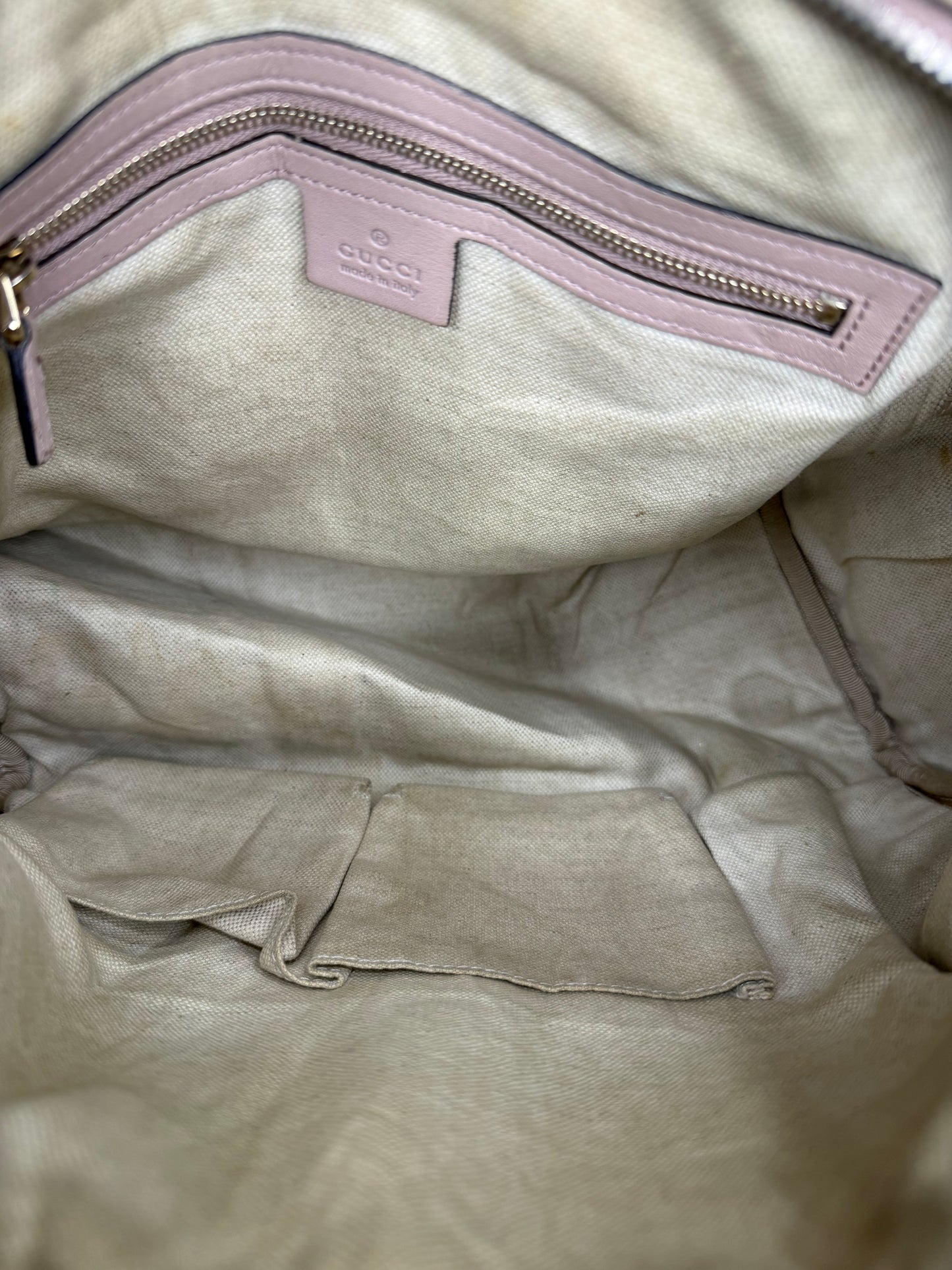 Gucci
Medium Microguccissima Trimmed Calfskin Joy Boston Bag satchel