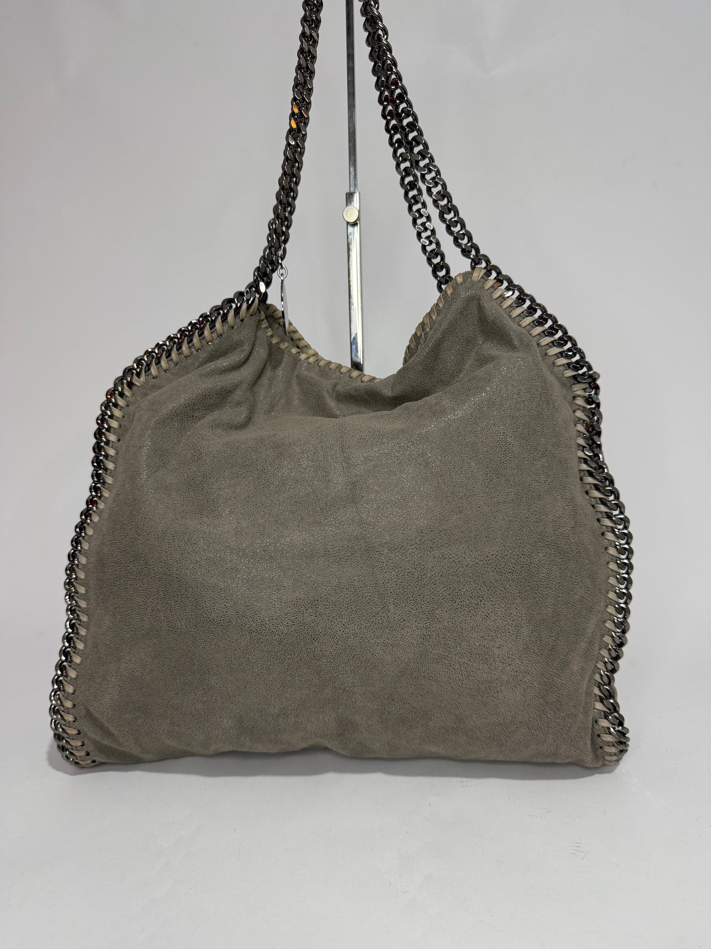 Stella McCartney Green Faux Leather Falabella Tote