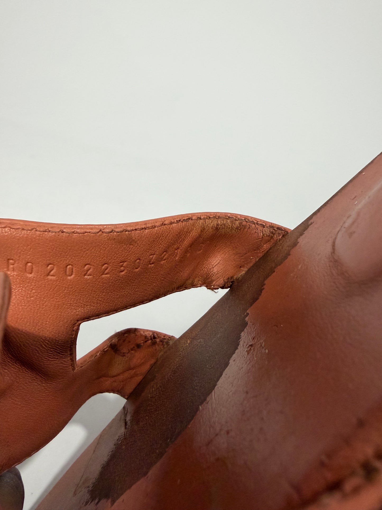 HERMES Oran Box Calfskin Oran Sandals 41 EU/ 11 US / 8 UK