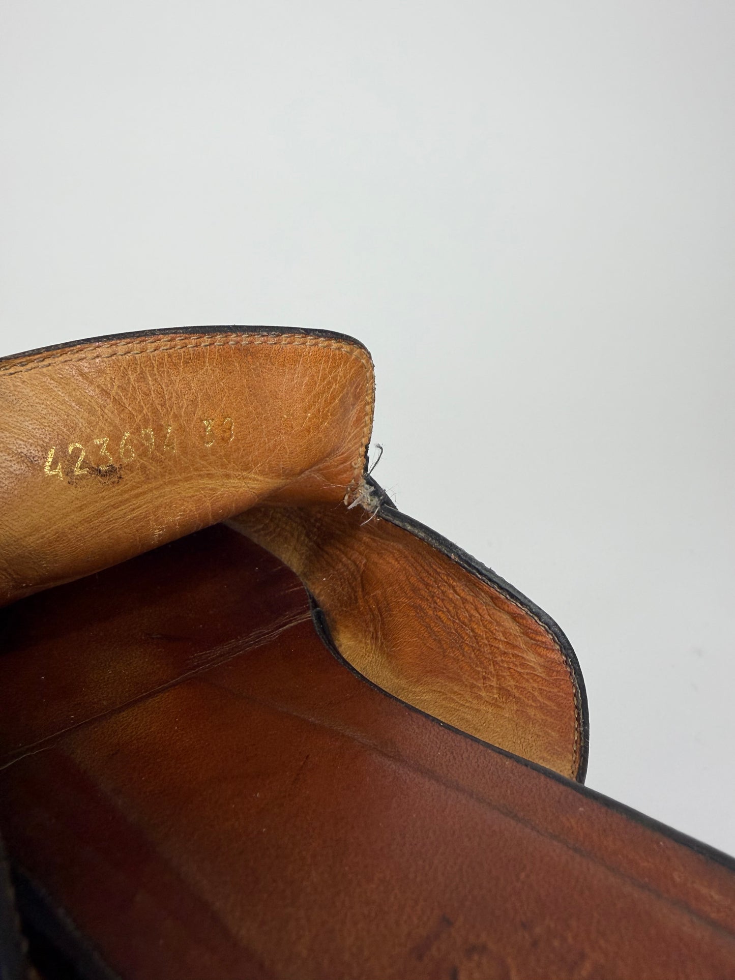 Gucci Black Leather Peyton Flat Mules Size 38 EU/ 8 US / 5 UK