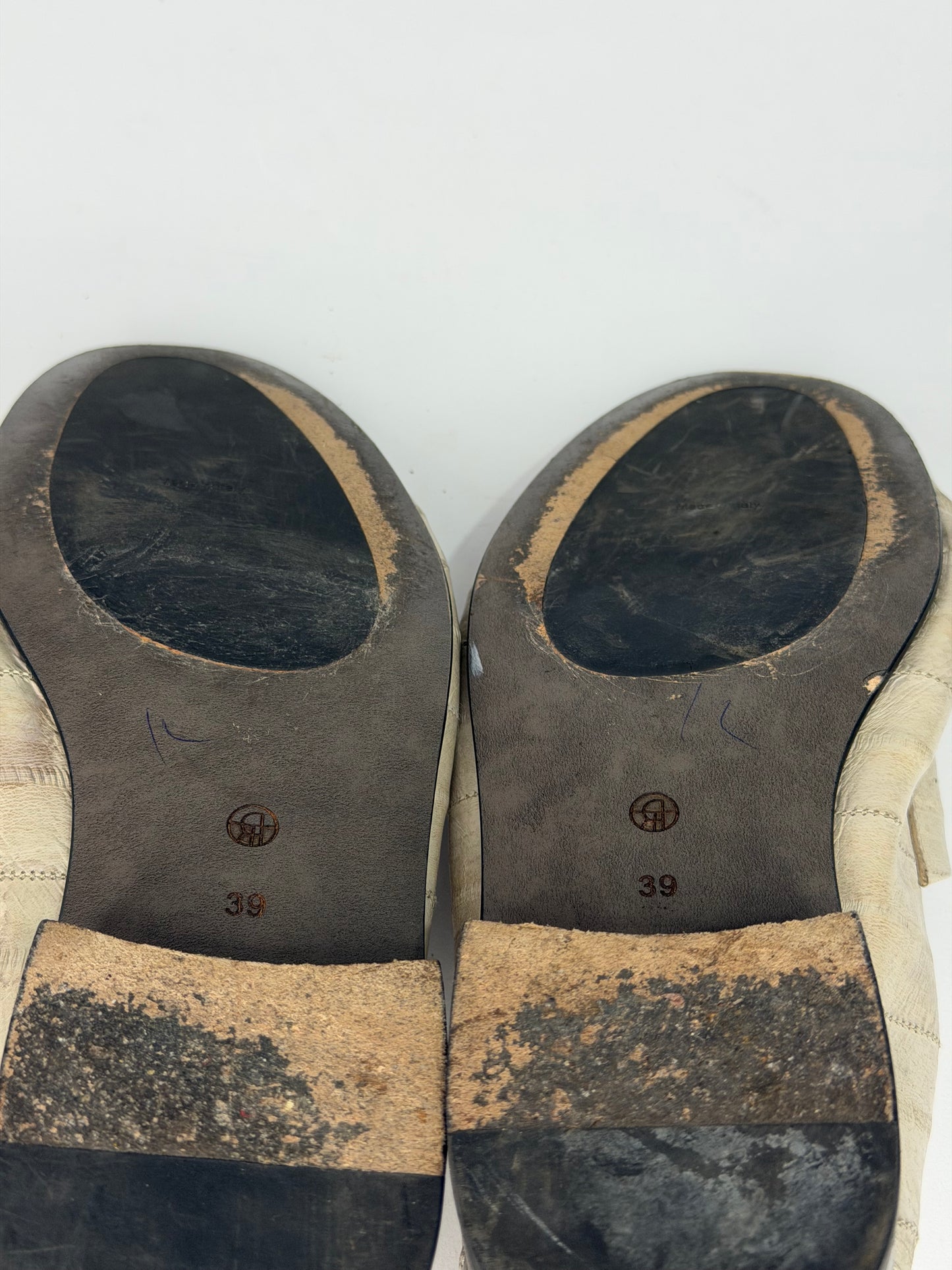 THE ROW 25mm Soft Eel Leather Loafers Size 39 EU/ 9 US/ 6 UK