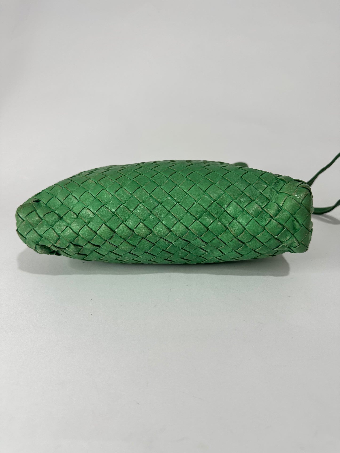 Bottega Veneta Gresn Intrecciato Leather Nodini Crossbody Bag