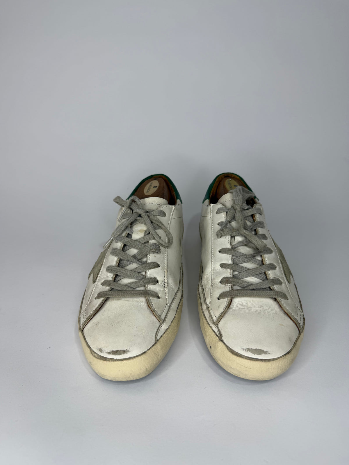 Golden Goose Superstar Leather Suede Low Top Sneakers Size 41 EU