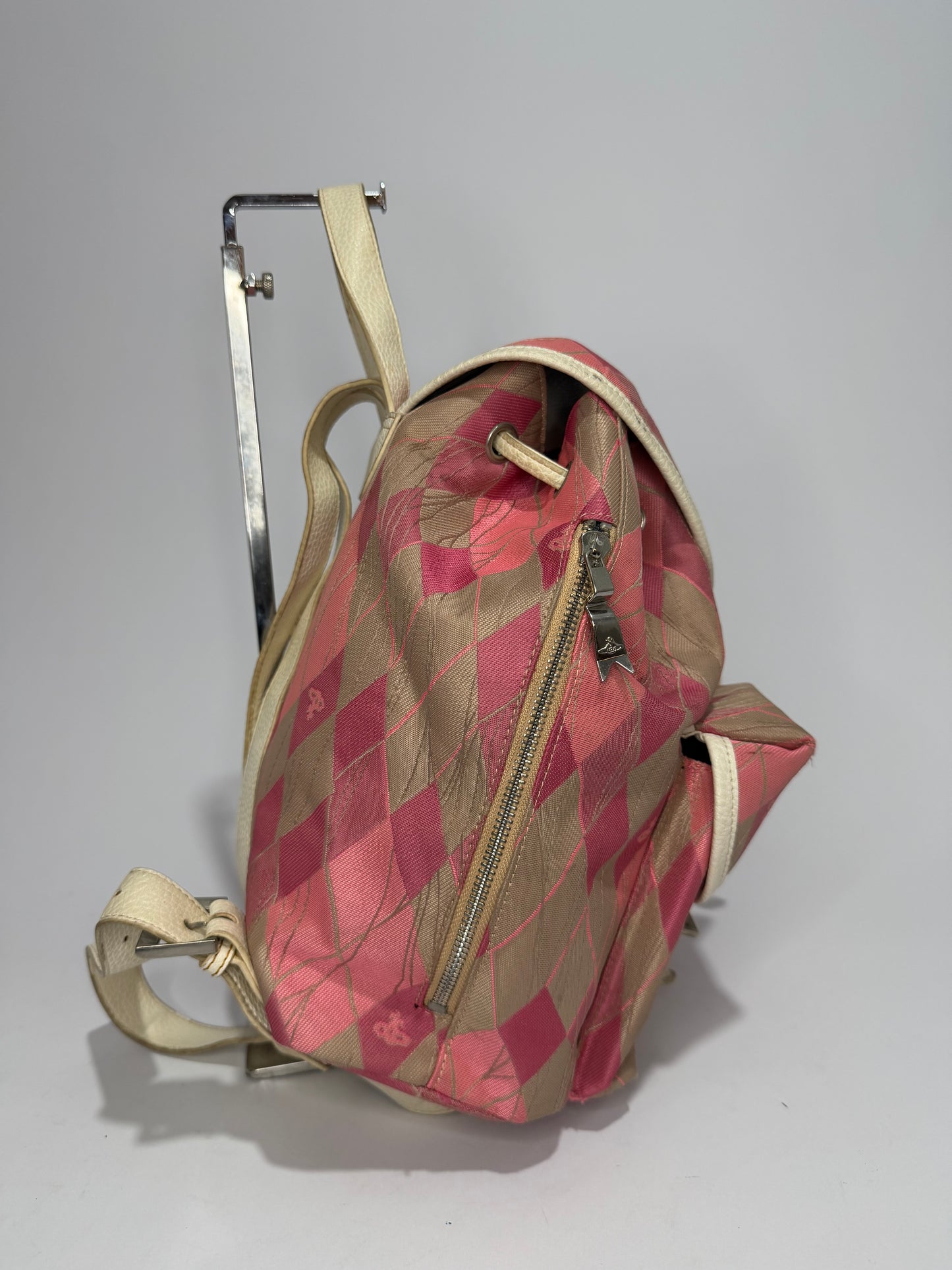 VIVIENNE WESTWOOD DERBY CHECKED BACKPACK