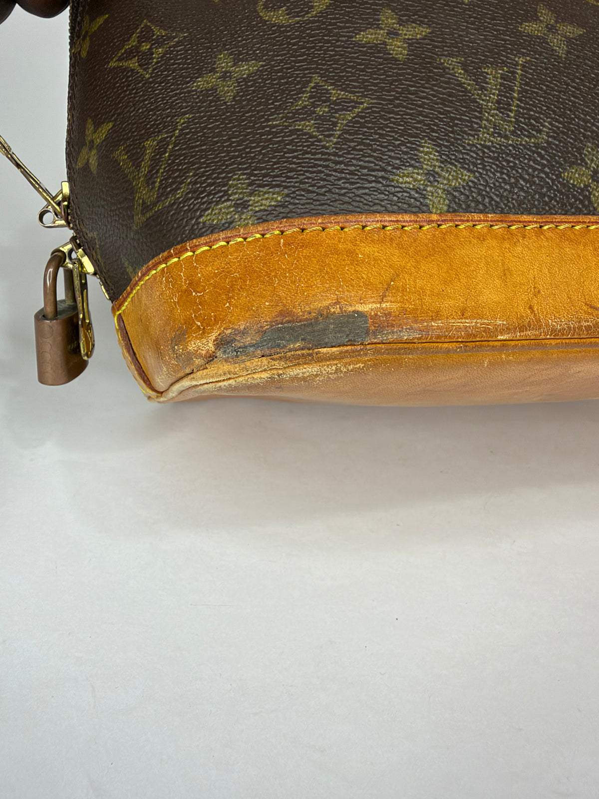 Louis Vuitton Monogram Canvas and Leather Alma PM Bag