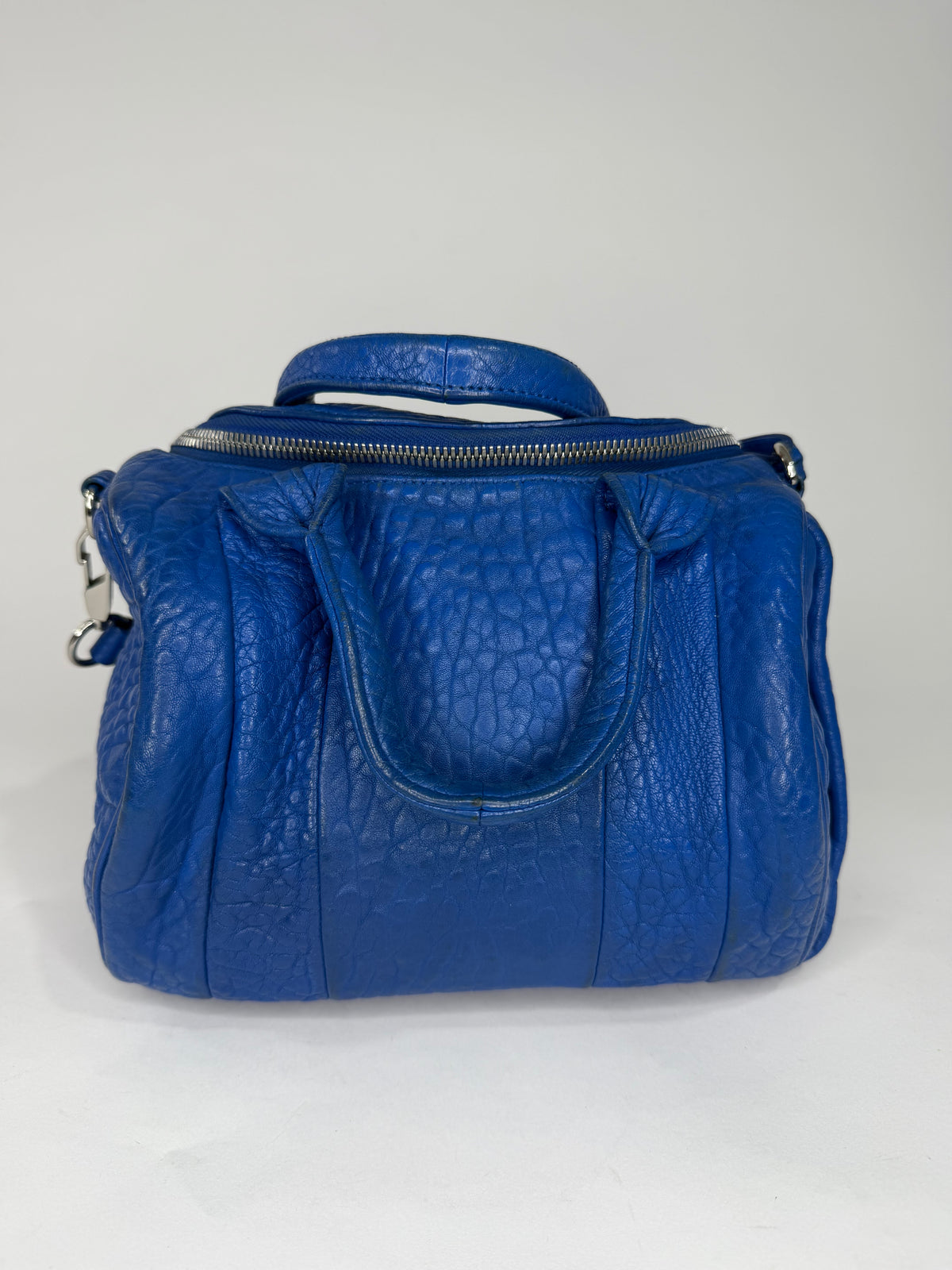Alexander Wang Blue Lambskin Mini Pebbled Rockie
