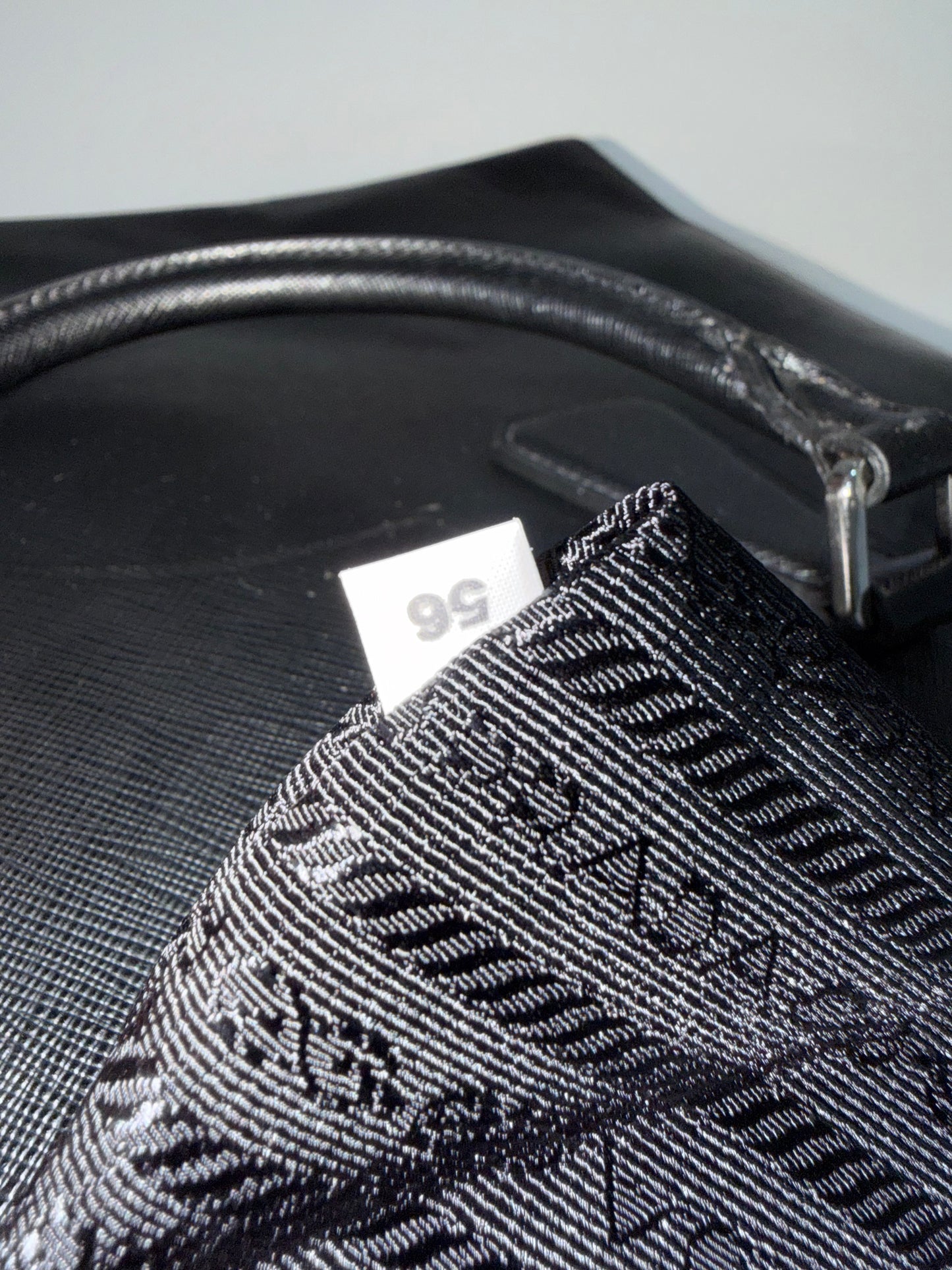 Prada Black Saffiano Leather Large Tote Bag / Briefcase