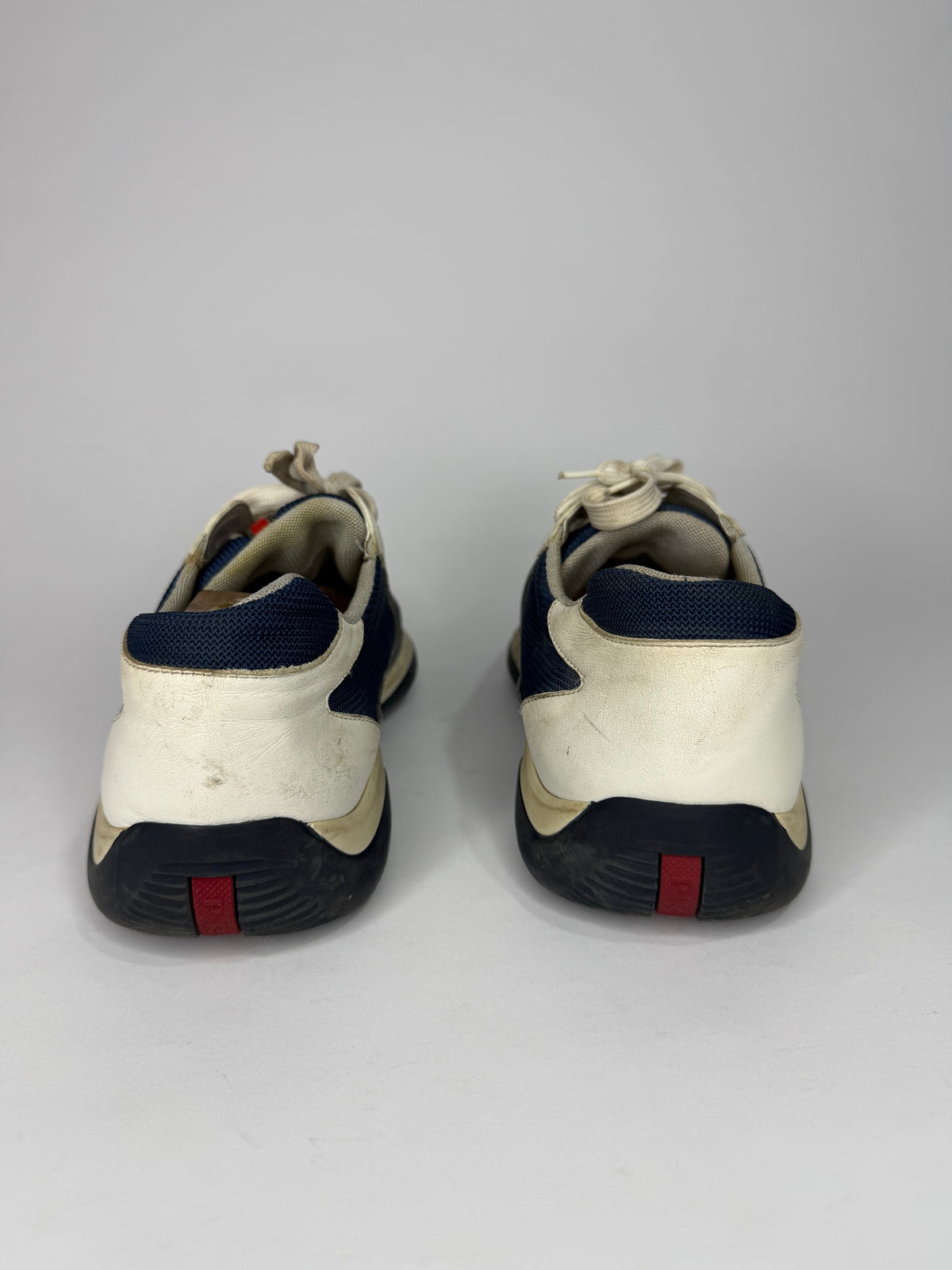 Prada American Cup Mesh Printed Sneakers Size 11 UK/ 12 US/ 44 EU