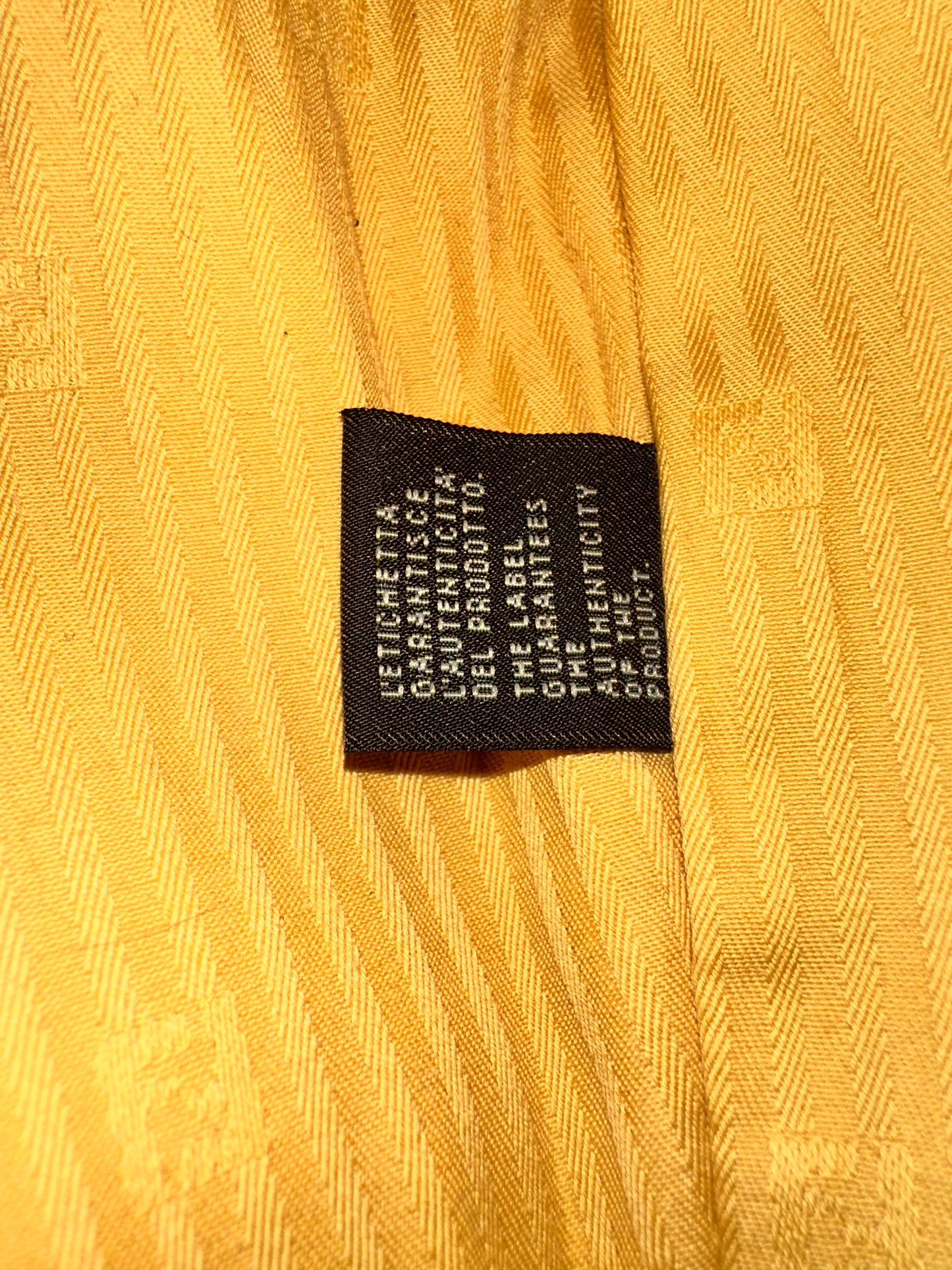 Fendi Yellow Leather Medium 2jours Tote