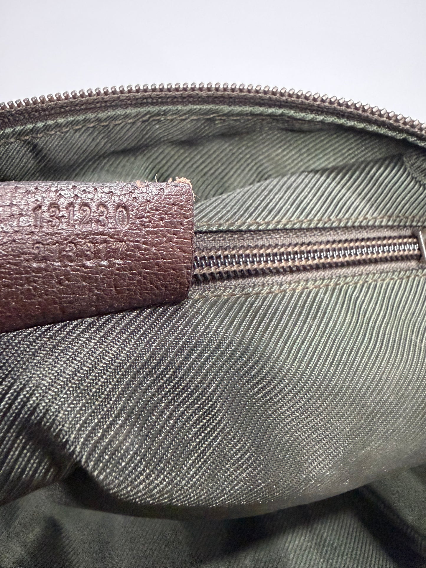 Gucci Beige/Brown GG Canvas and Leather Web Handle Tote