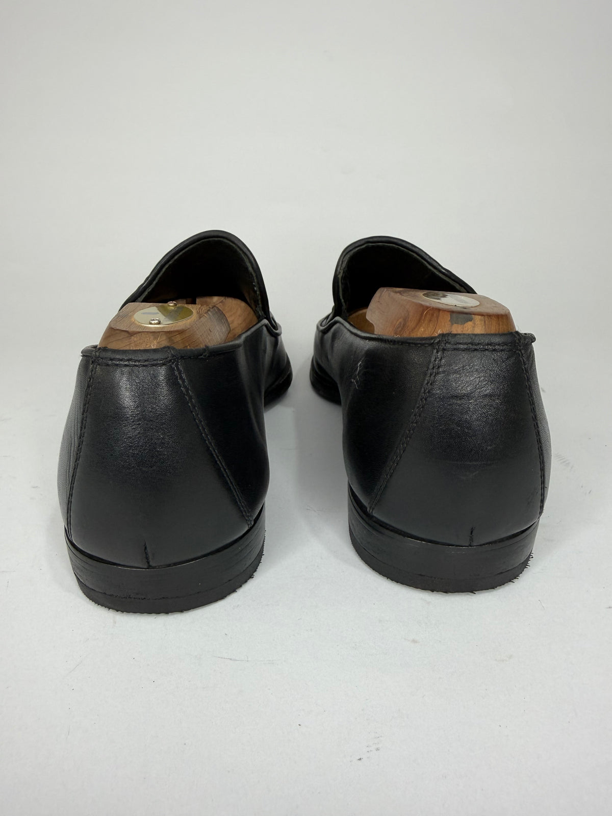 Bottega Veneta Black Intrecciato Leather Slip On Loafers Size 42 EU/ 8 UK/ 9 US