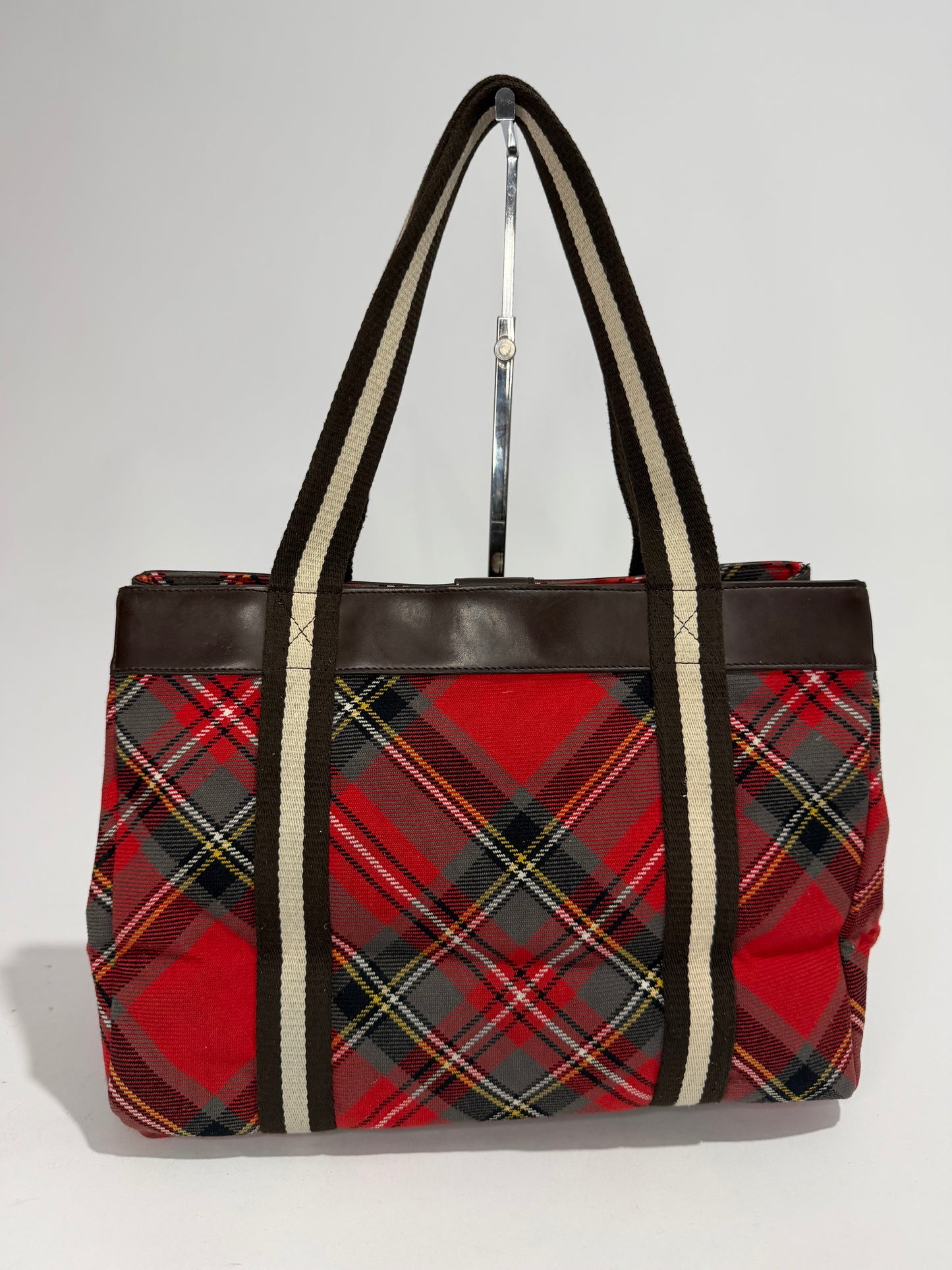 Vivienne Westwood Derby Tote Bag Multicolour Tartan