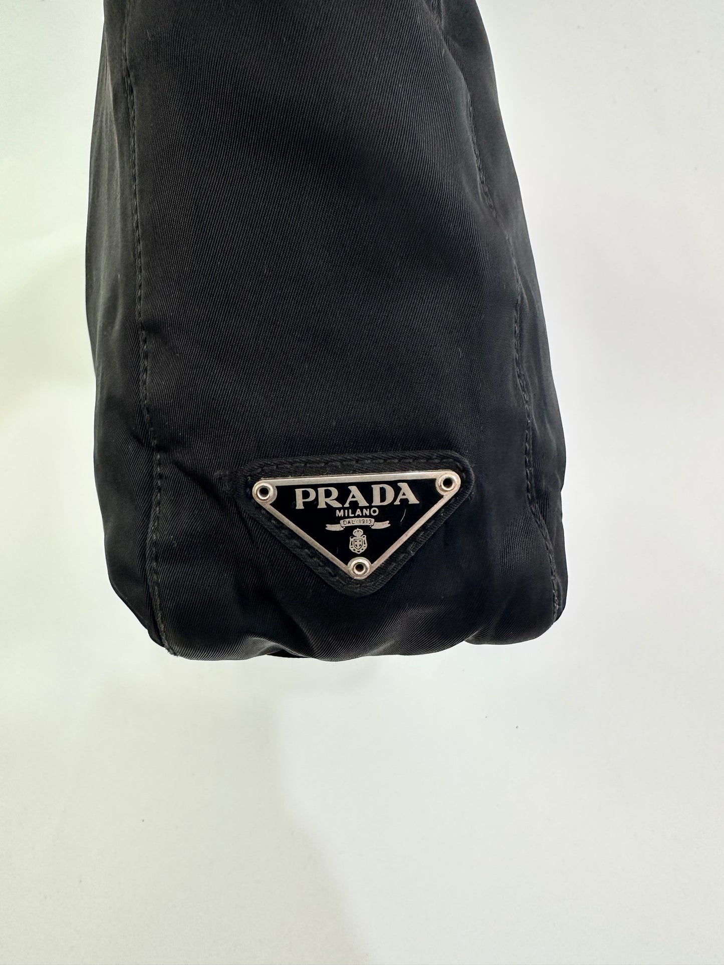 Prada Black Nylon Tote Bag