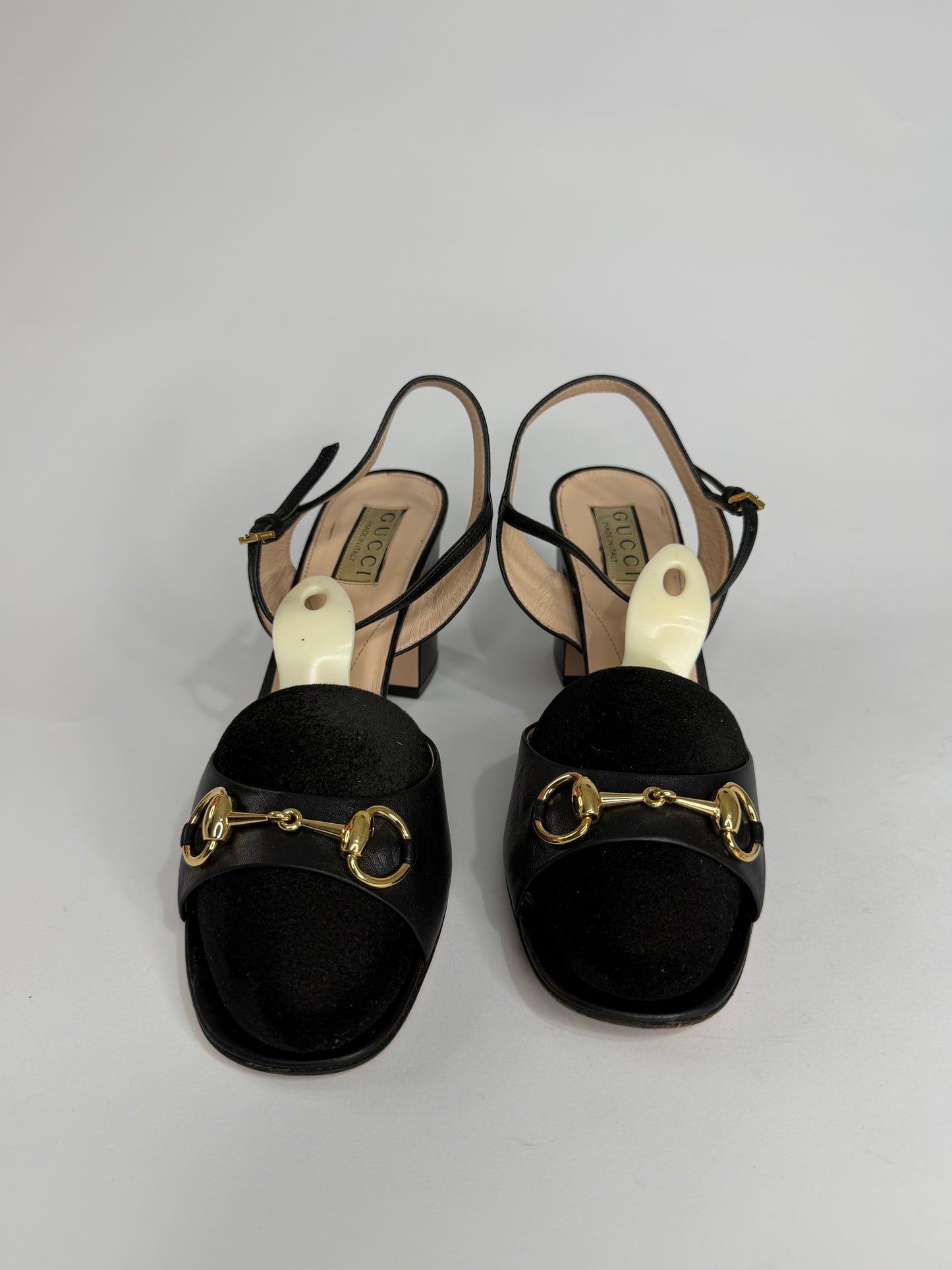 Gucci
Horsebit Accent Leather Sandals
Women's Size 39 EU/ 9 US / 6 UK