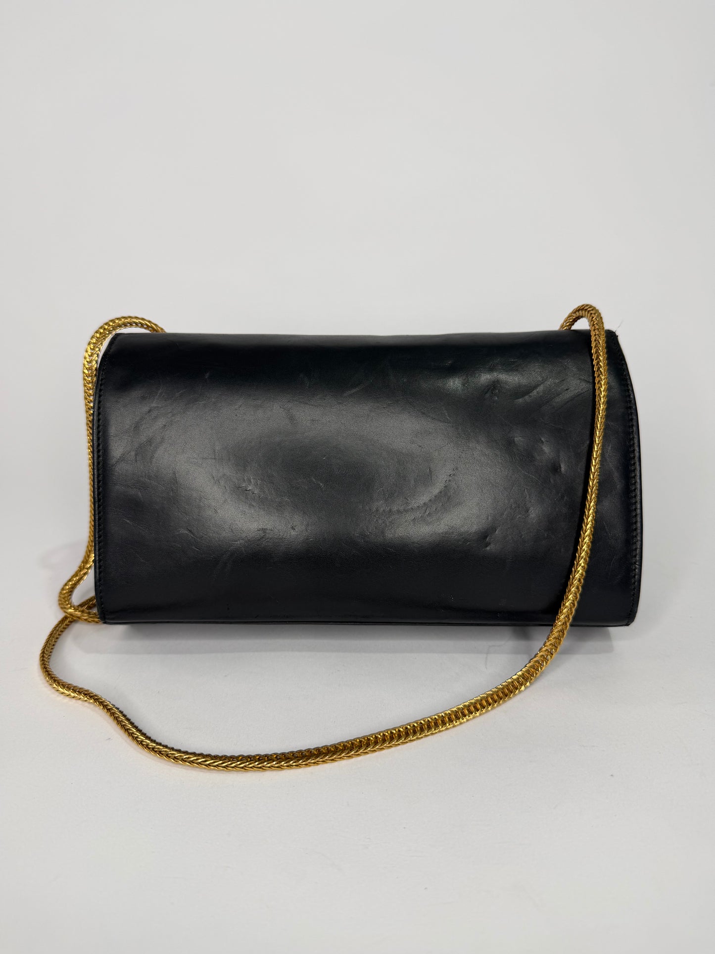 YVES SAINT LAURENT
Black Calfskin Leather Medium Kate Tassel Bag