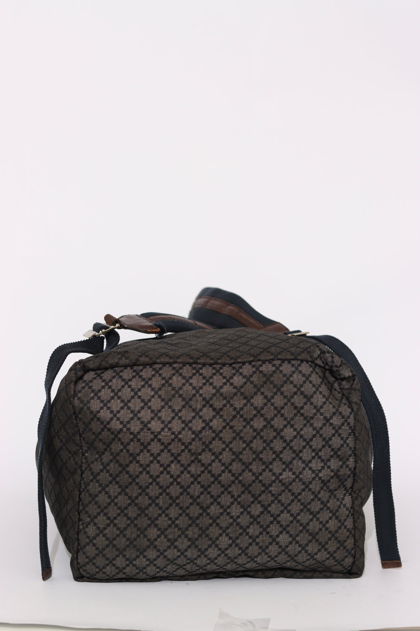 GUCCI
Blue Diamente Nylon Stripe Backpack Bag