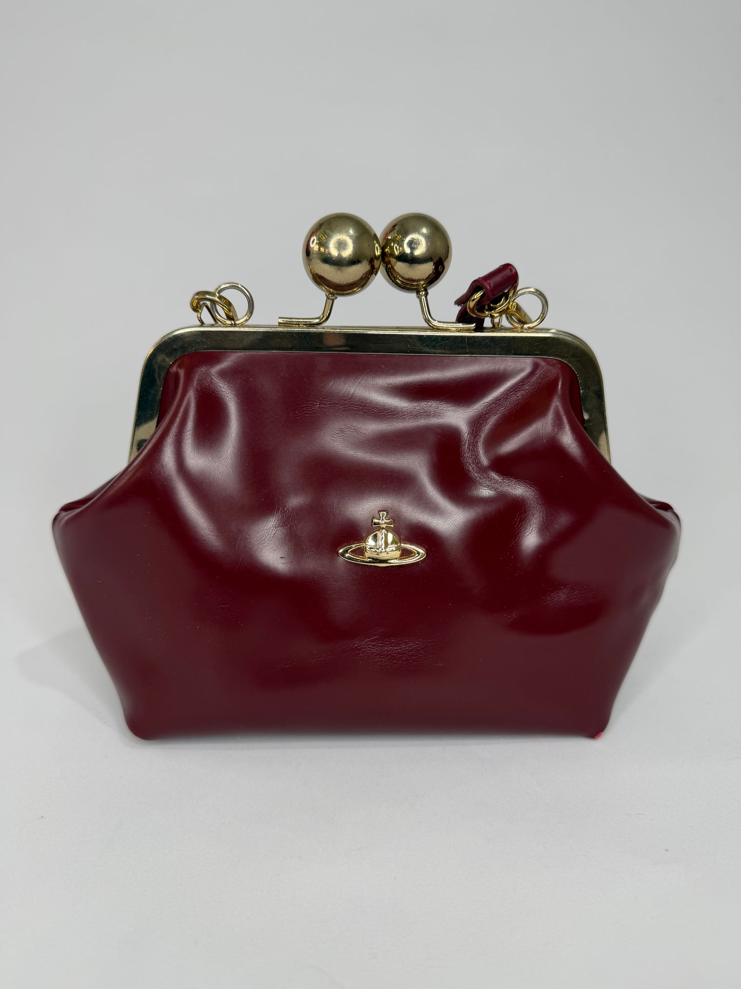 Vivienne Westwood Granny Frame leather tote bag
