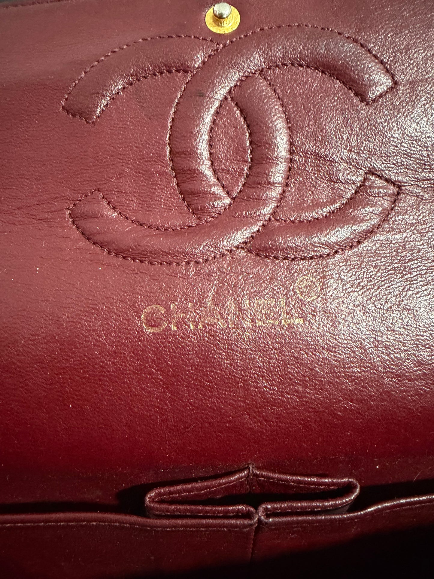 Chanel Black Vintage Lambskin Medium Classic Flap Bag