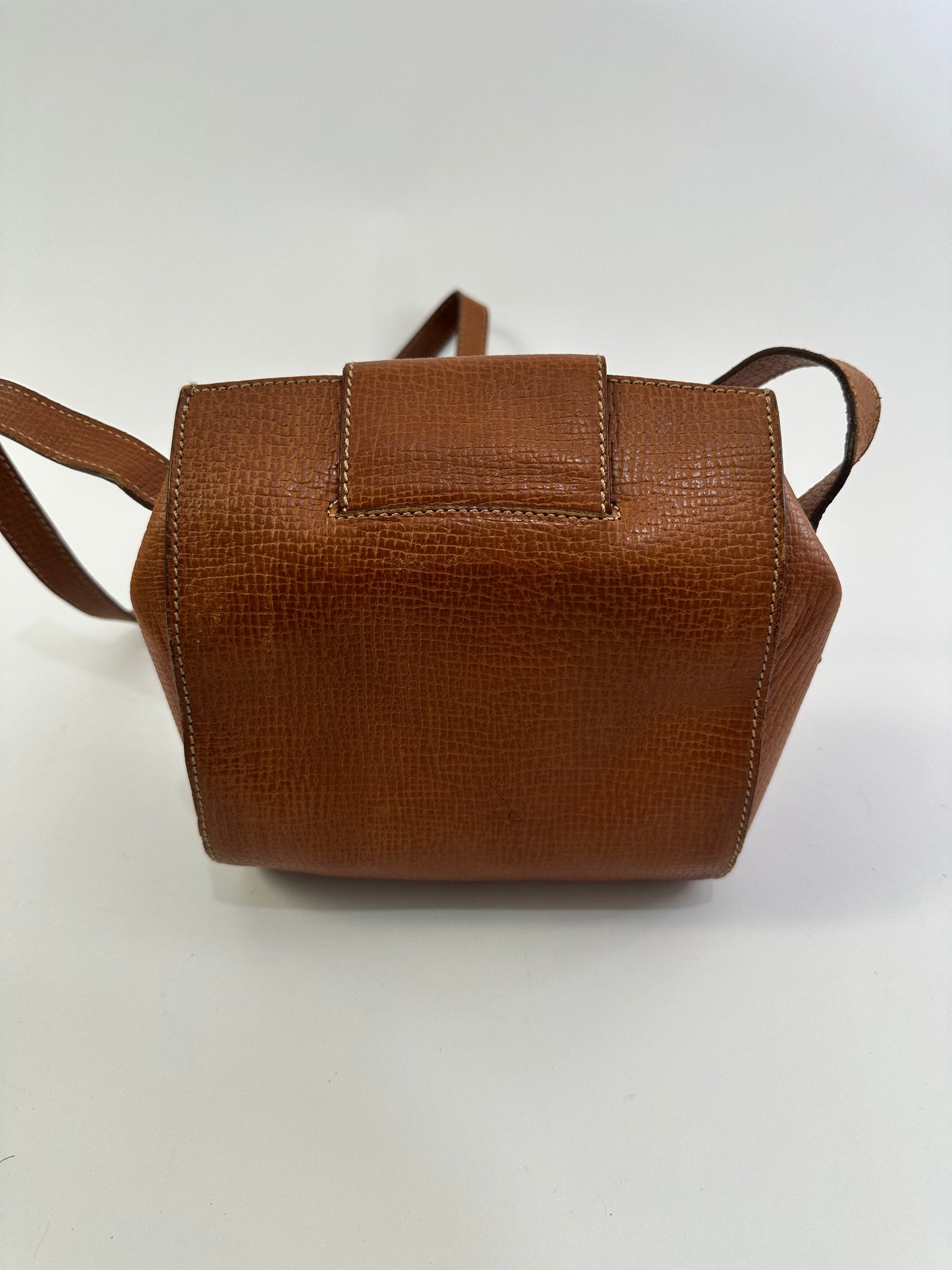 Loewe Vintage Brown Leather Crossbody Bag