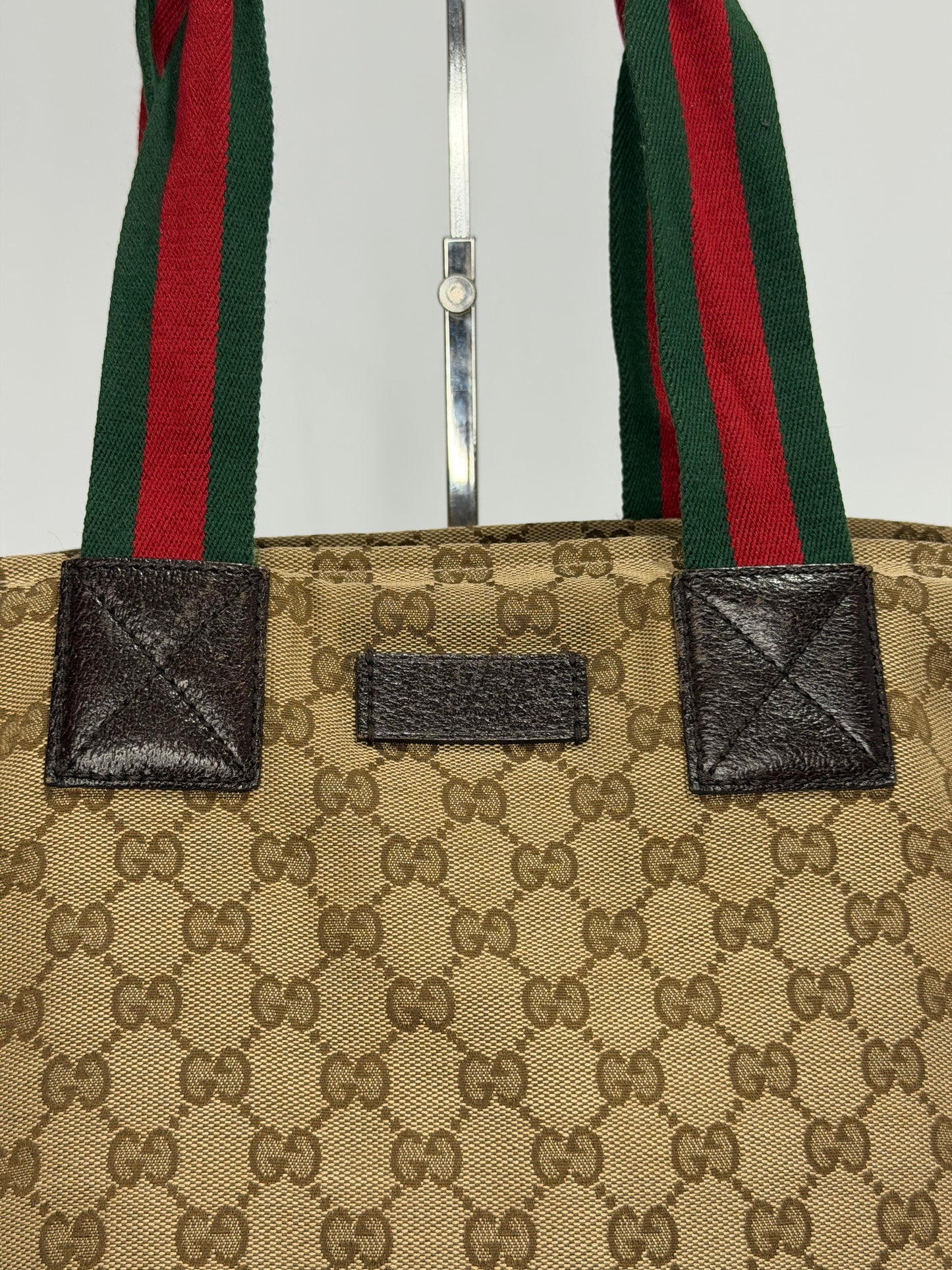 GUCCI
GG Monogram Large Web Handle Bucket Tote