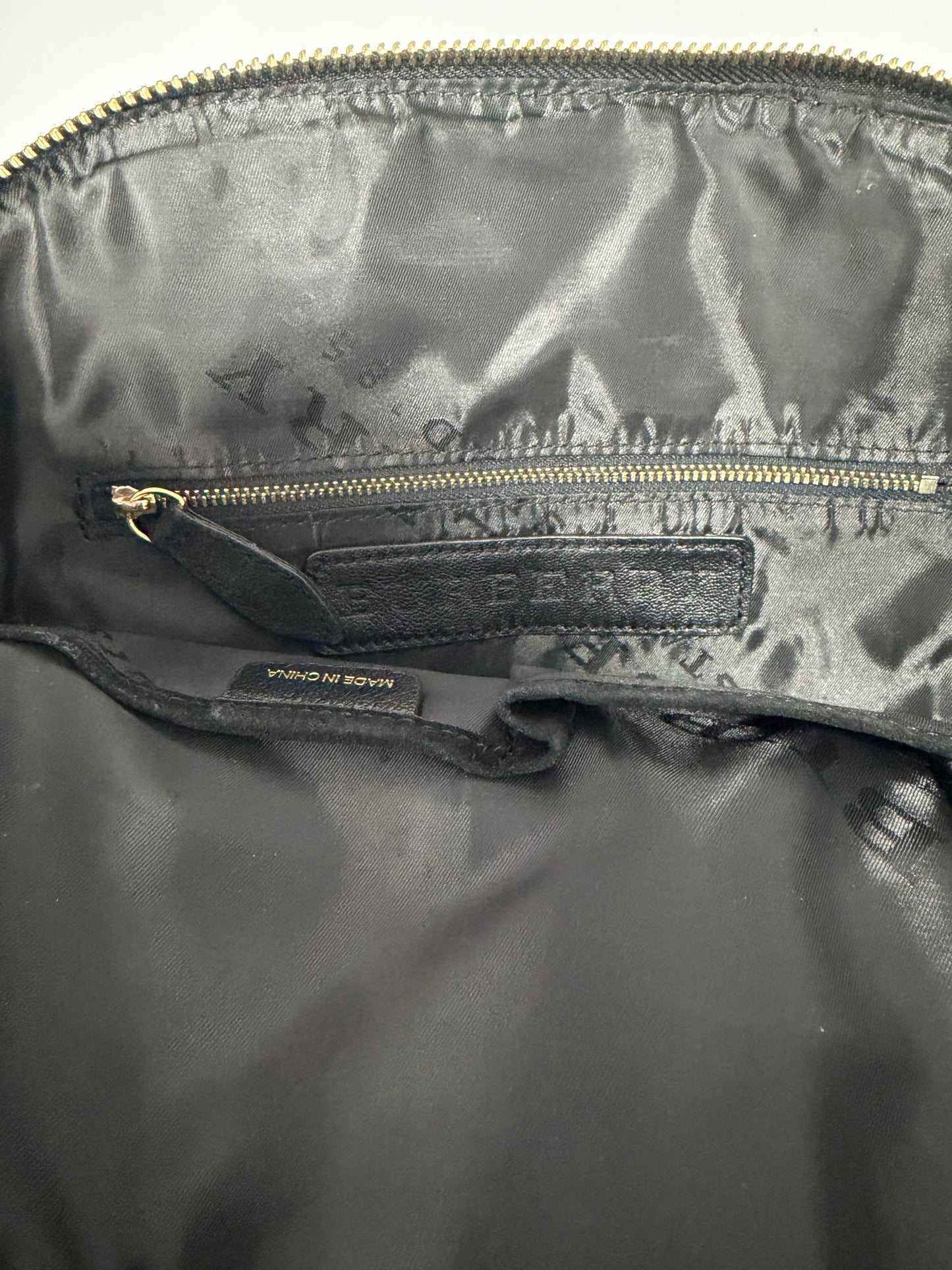 BURBERRY
Prorsum Black Quilted Nappa Leather Country Animal Orchard Bag