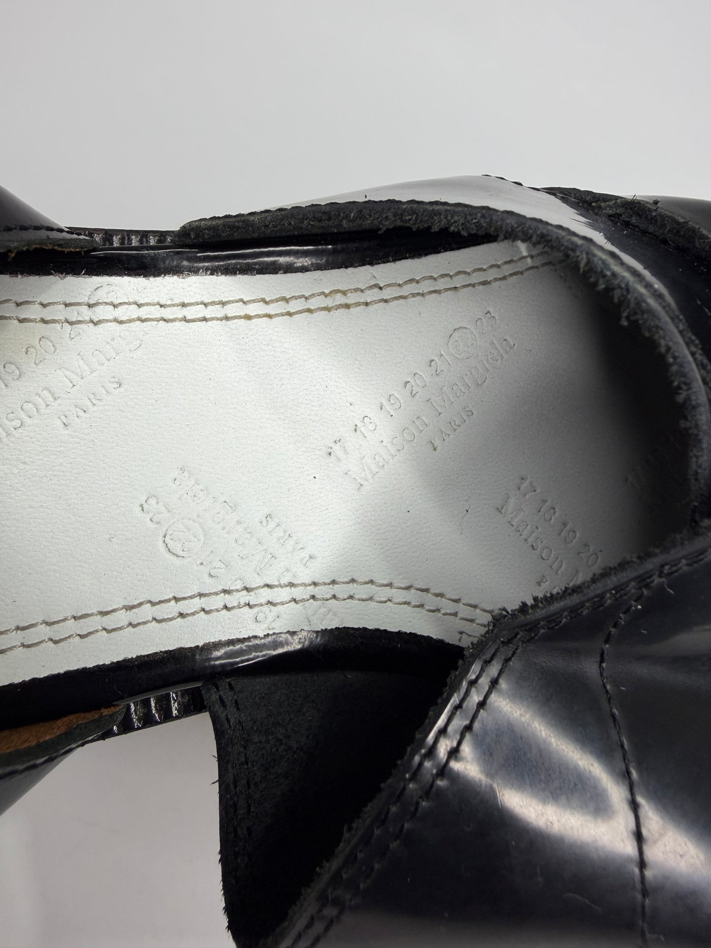 Maison Margiela Tabi Leather Sandals Size 40 EU/ 10 US/ 7 UK