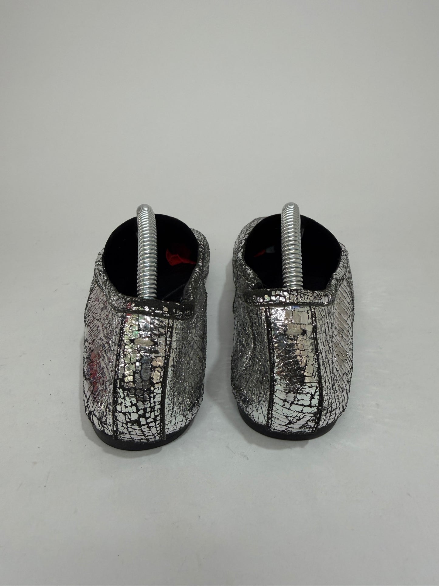 Maison Margiela Silver Tabi Mirror Ballerina Flats Size 37 EU/ 7 Us