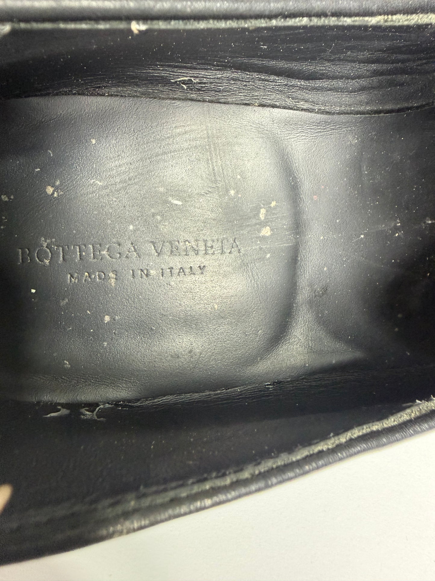 Bottega Veneta Black Intrecciato Leather Slip On Loafers Size 42 EU/ 8 UK/ 9 US