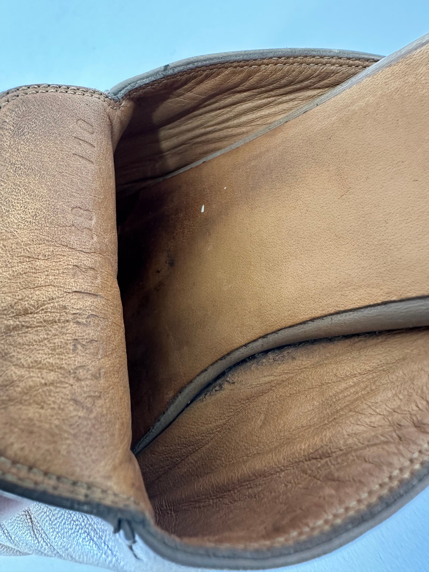Gucci Beige Leather Princetown Mules Size 38 EU/ 8 US/ 5 UK