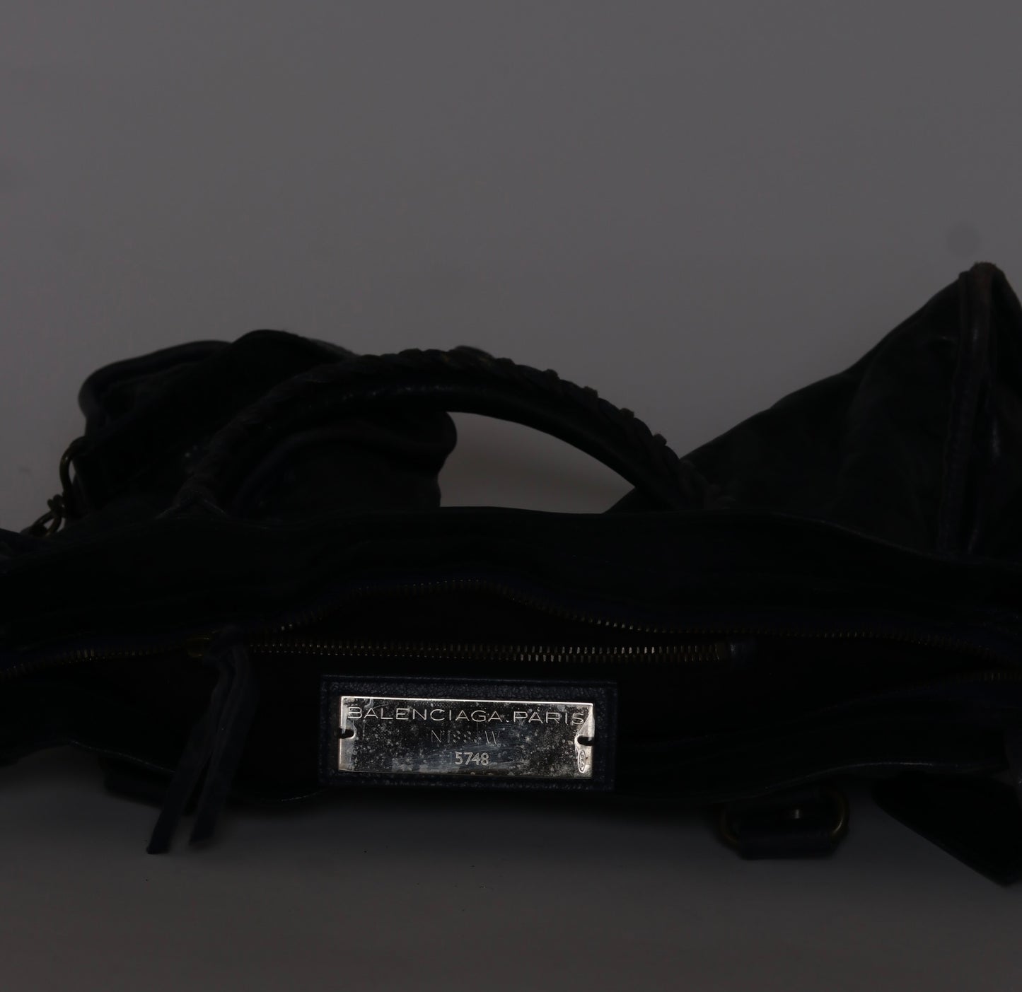 Balenciaga Marine Leather Medium RH City Tote
