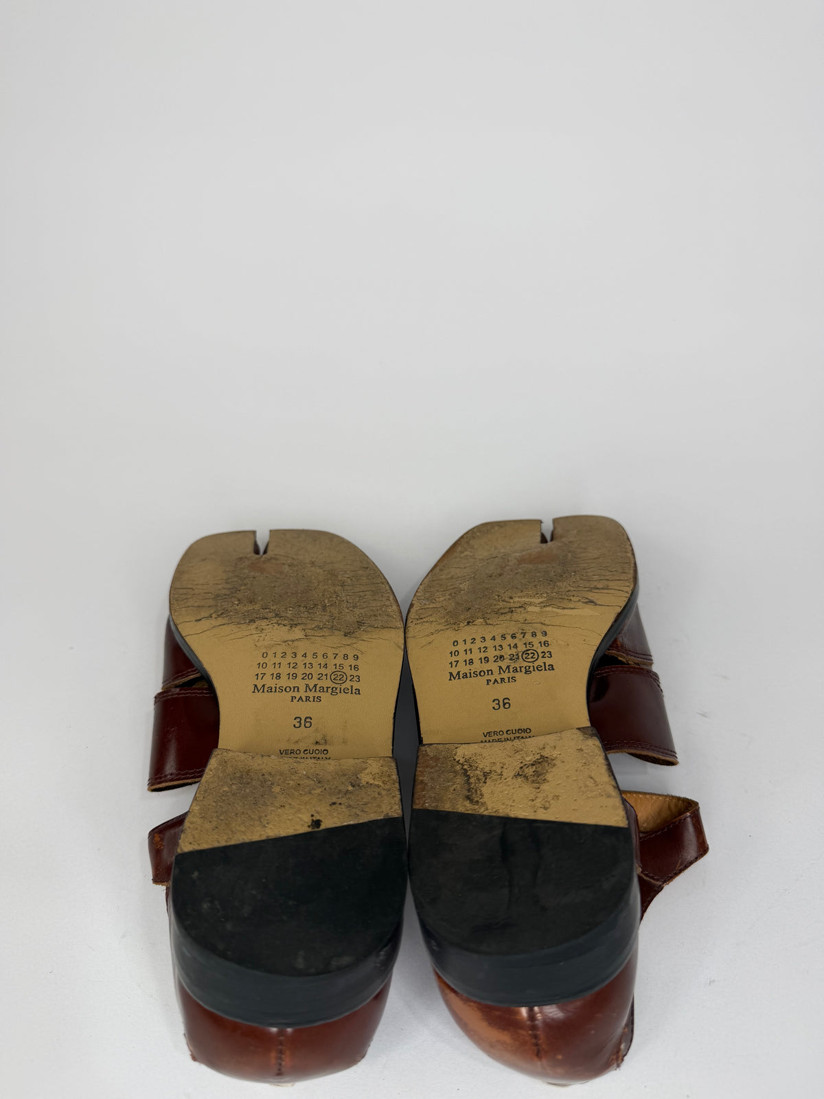Maison Margiela Tabi Leather Sandals Size 36 EU/ 6 US/ 3 UK