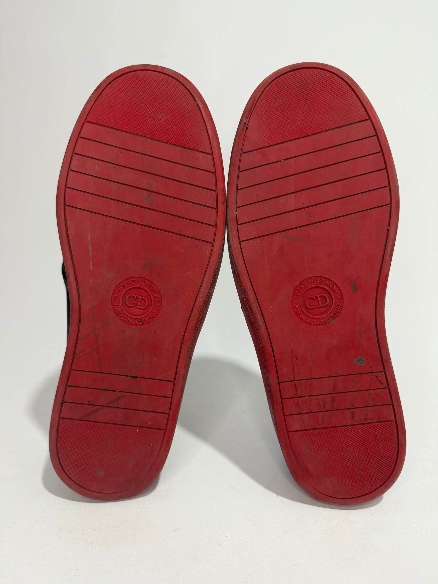 Dior Homme “Scream” Leather Slip-On Sneakers Black/Red – Men’s EU 45/ 11 UK/ 12 US