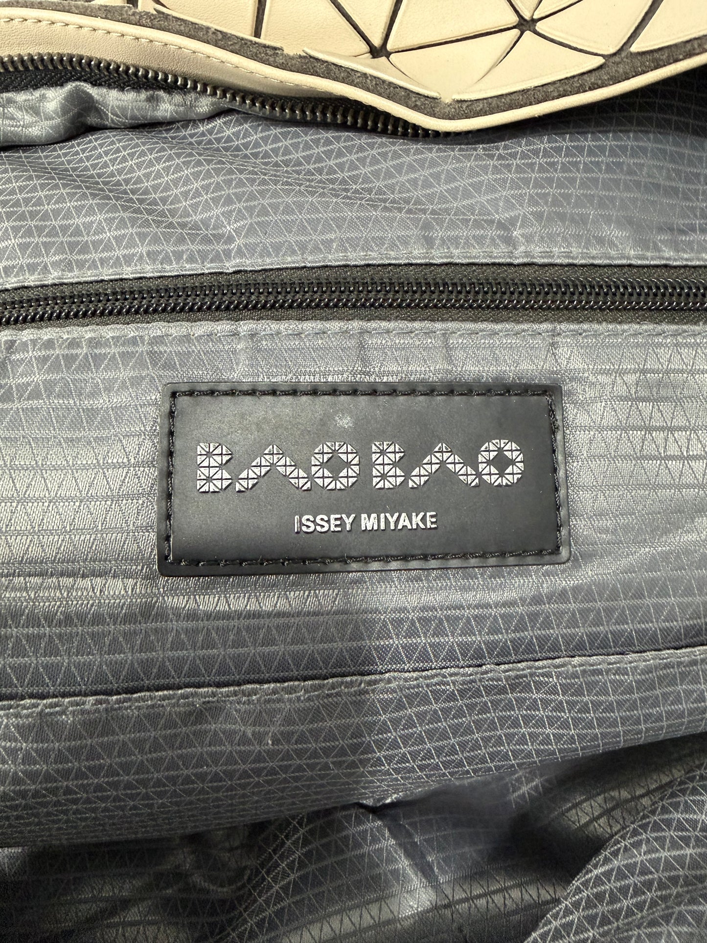 Bao Bao Issey Miyake Ivory Hexagon Backpack