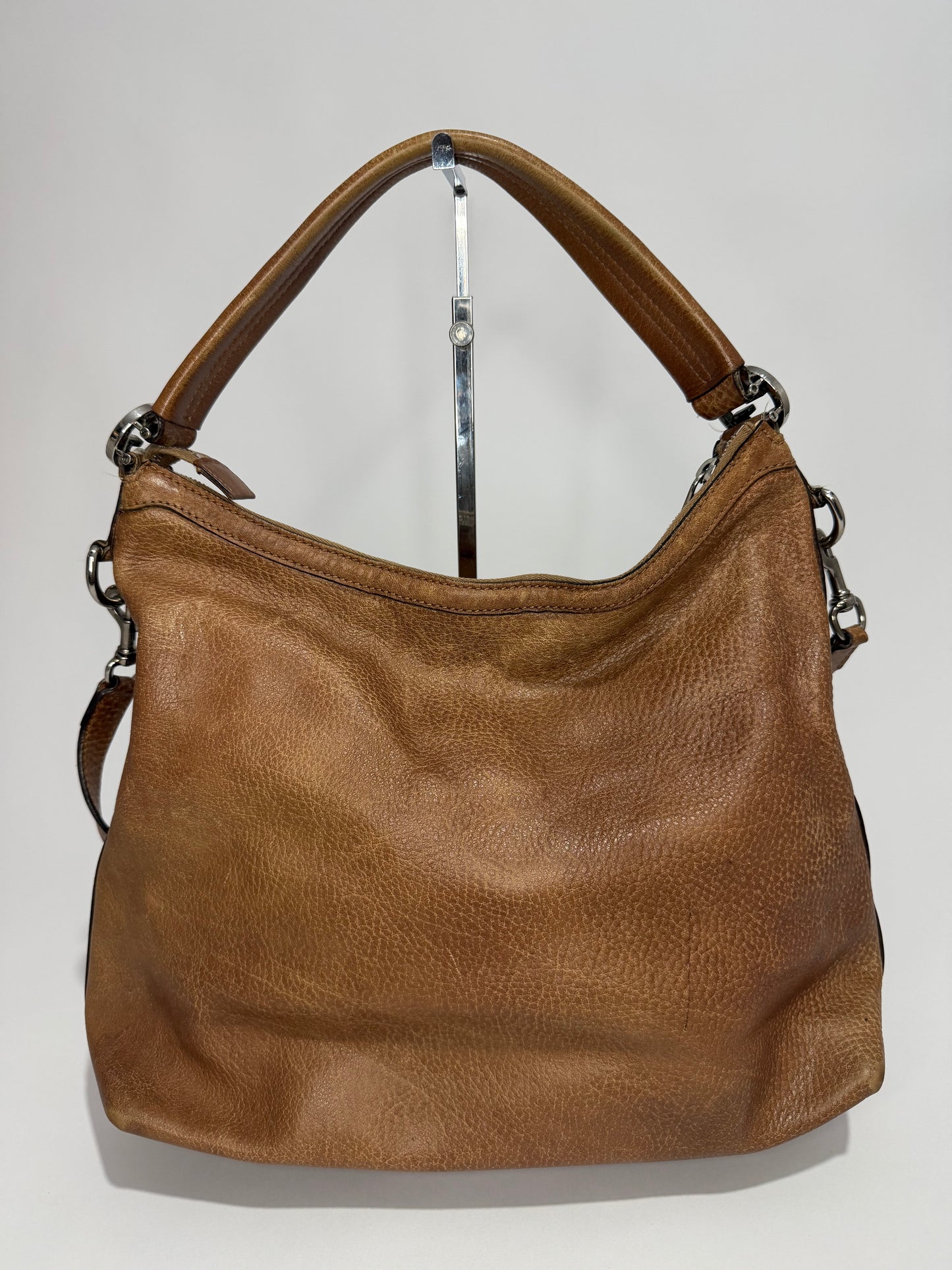 Gucci Brown Leather Miss GG Hobo