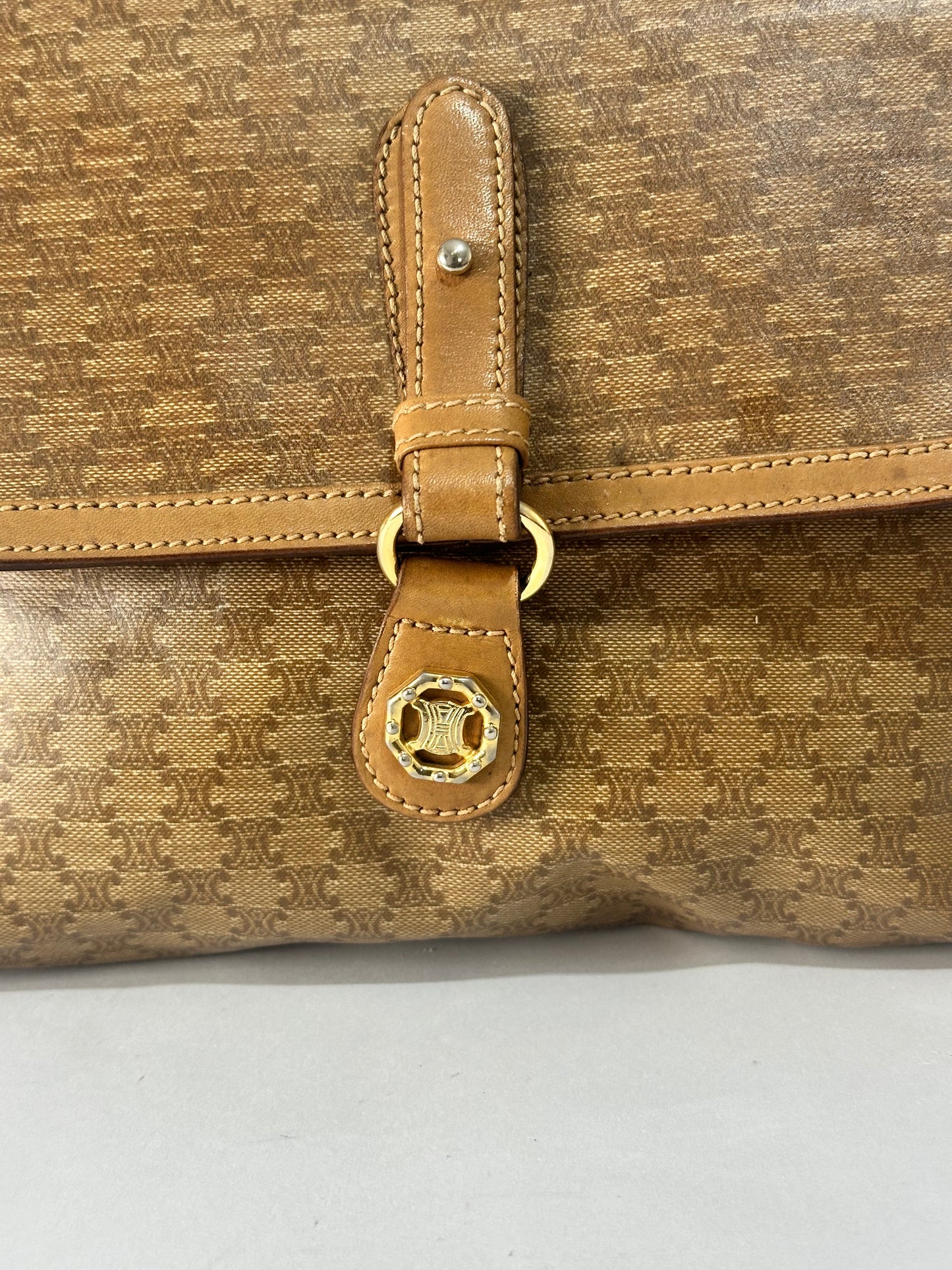 Vintage Brown Celine
Macadam Messenger Bag