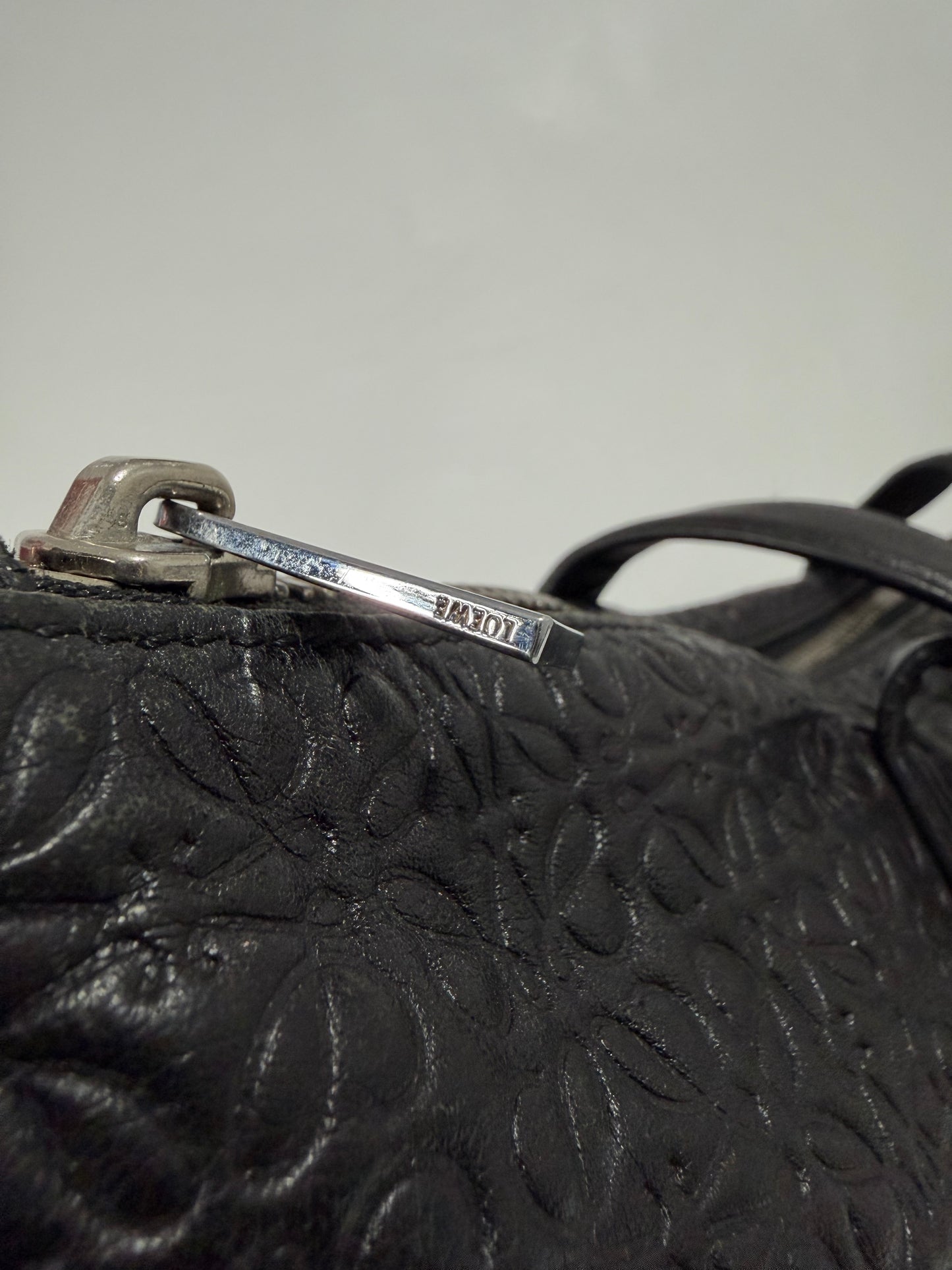 Loewe Toledo Briefcase Anagram Embossed Leather Large