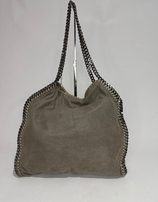 Stella McCartney Green Faux Leather Falabella Tote