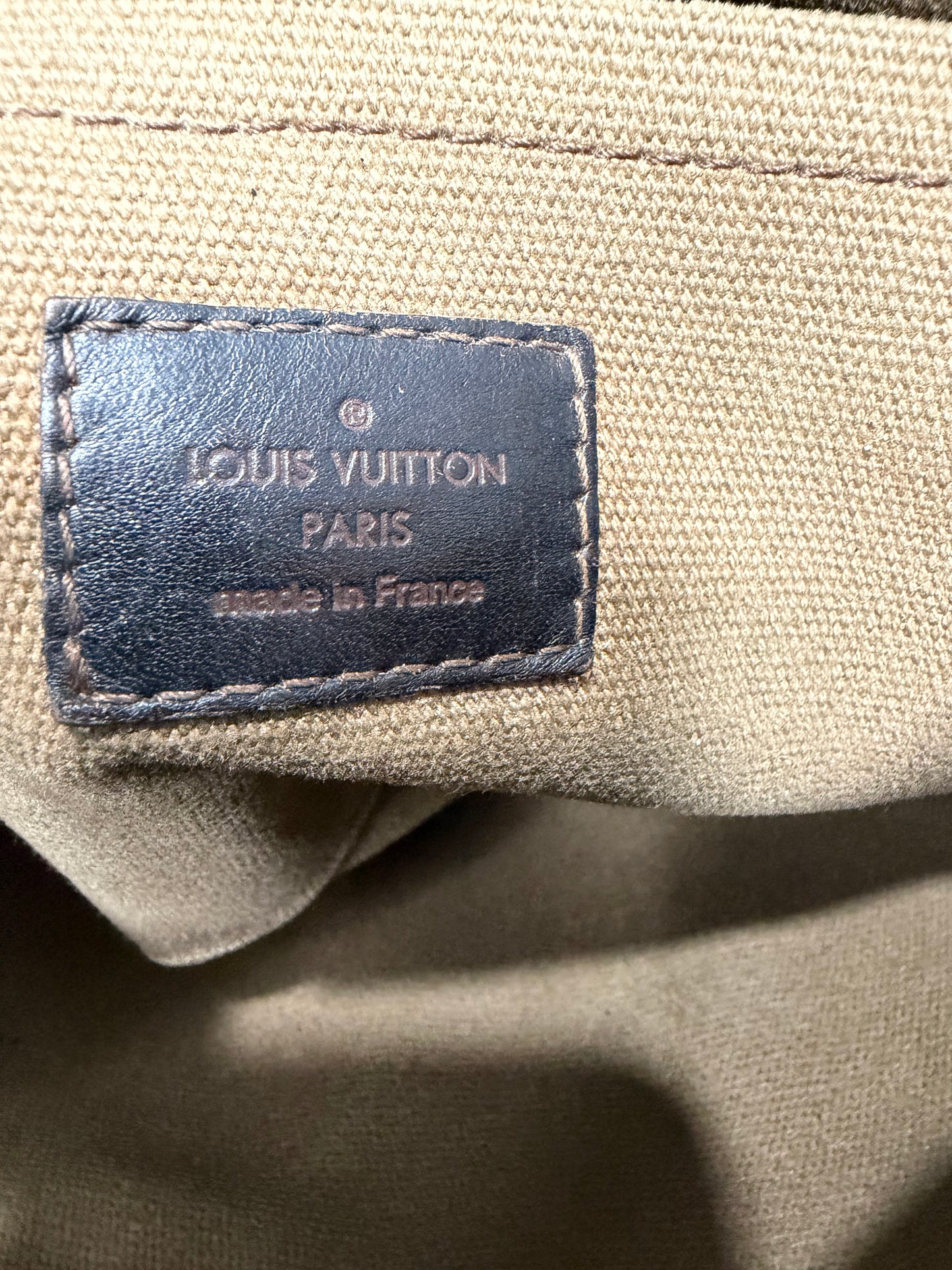 Louis Vuitton Brown Utah Leather Wichita Messenger Bag