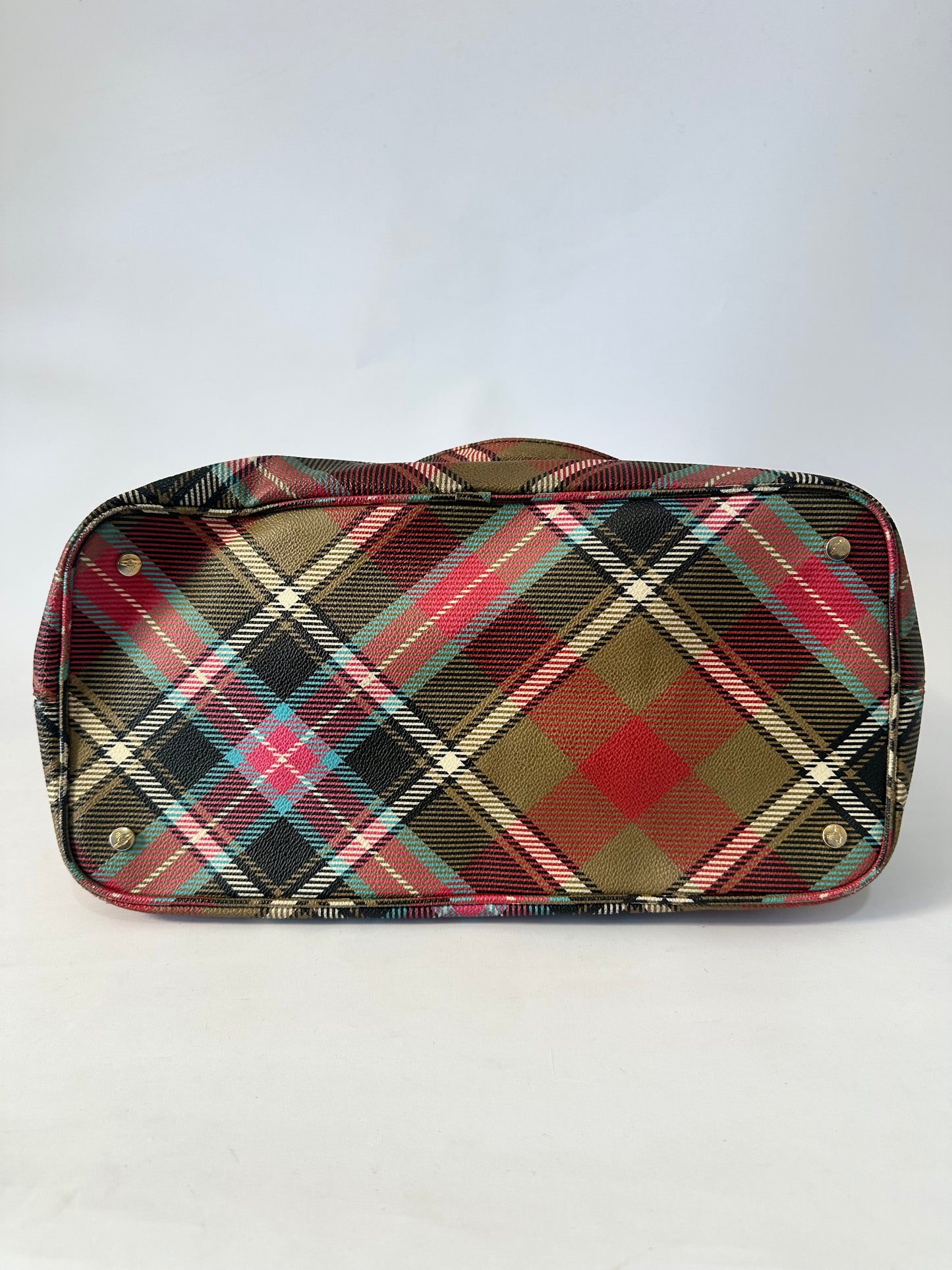 Vivienne Westwood Derby Tote Bag – Multicolour Tartan