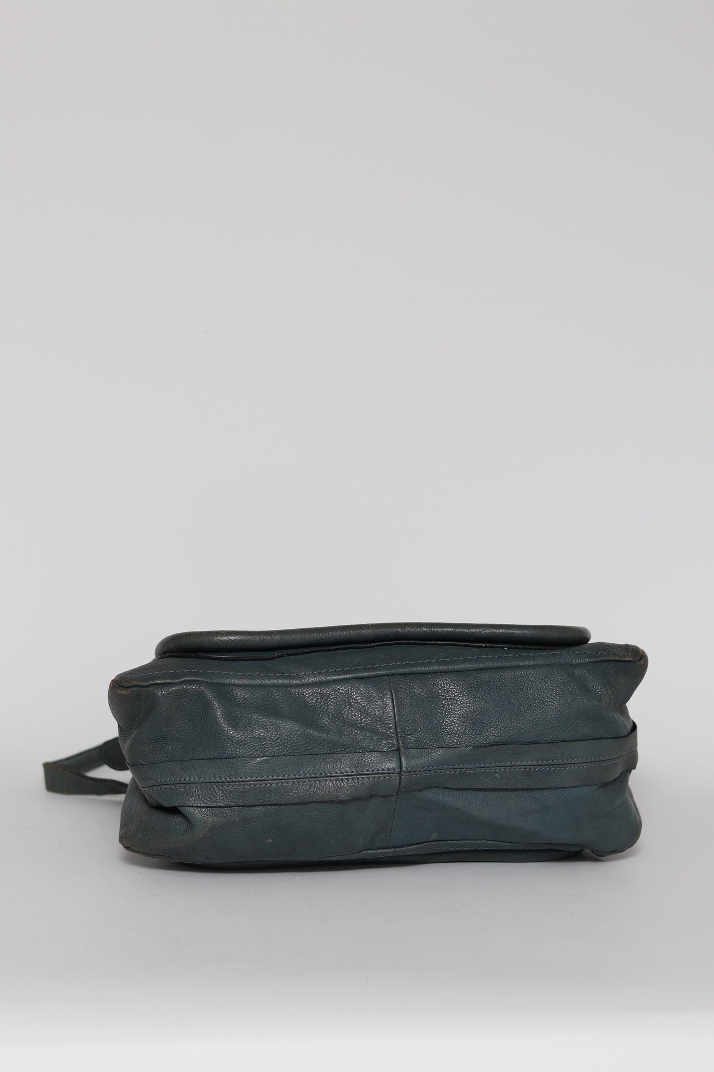 Chloe Green Leather Medium Paraty Shoulder Bag