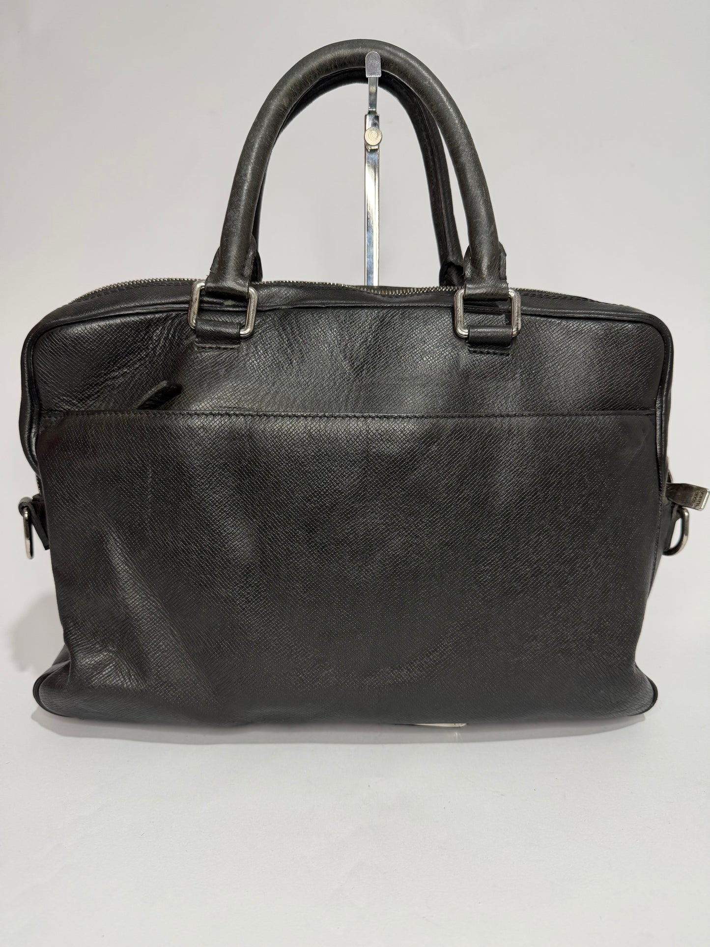 Louis Vuitton Ardoise Taiga Leather Porte Documents Business Briefcase Bag
