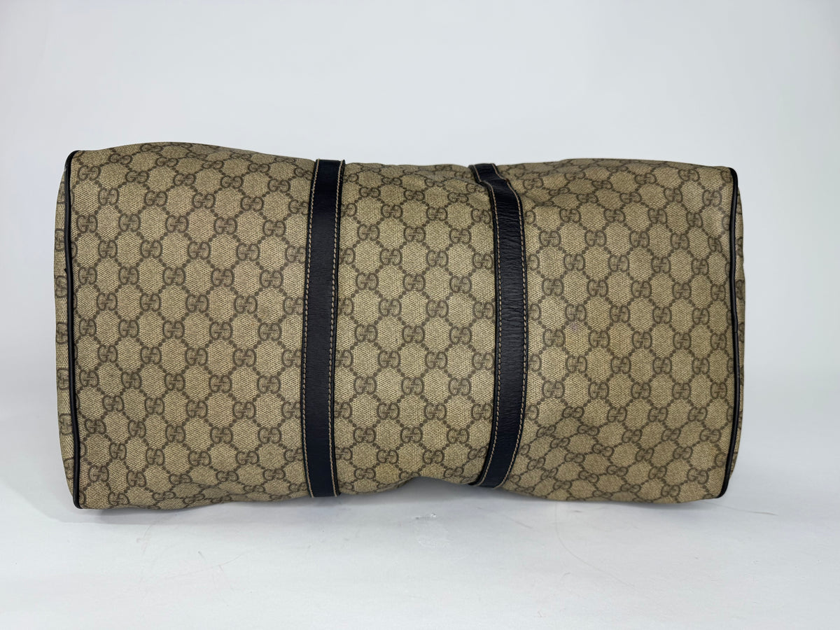 GUCCI
GG Plus Monogram Large Carry On Duffle Bag Brown