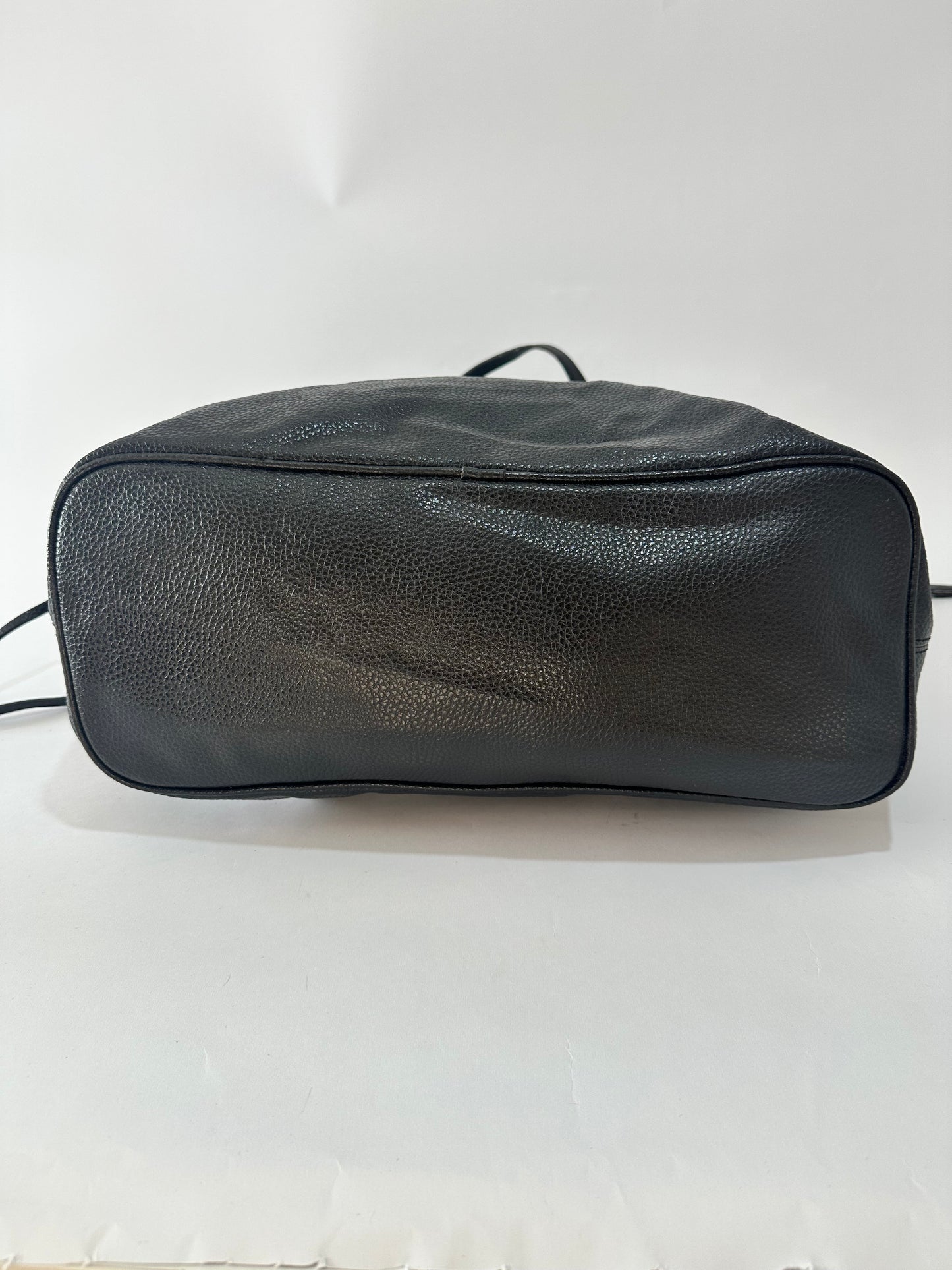 VIVIENNE WESTWOOD Black Leather Tote