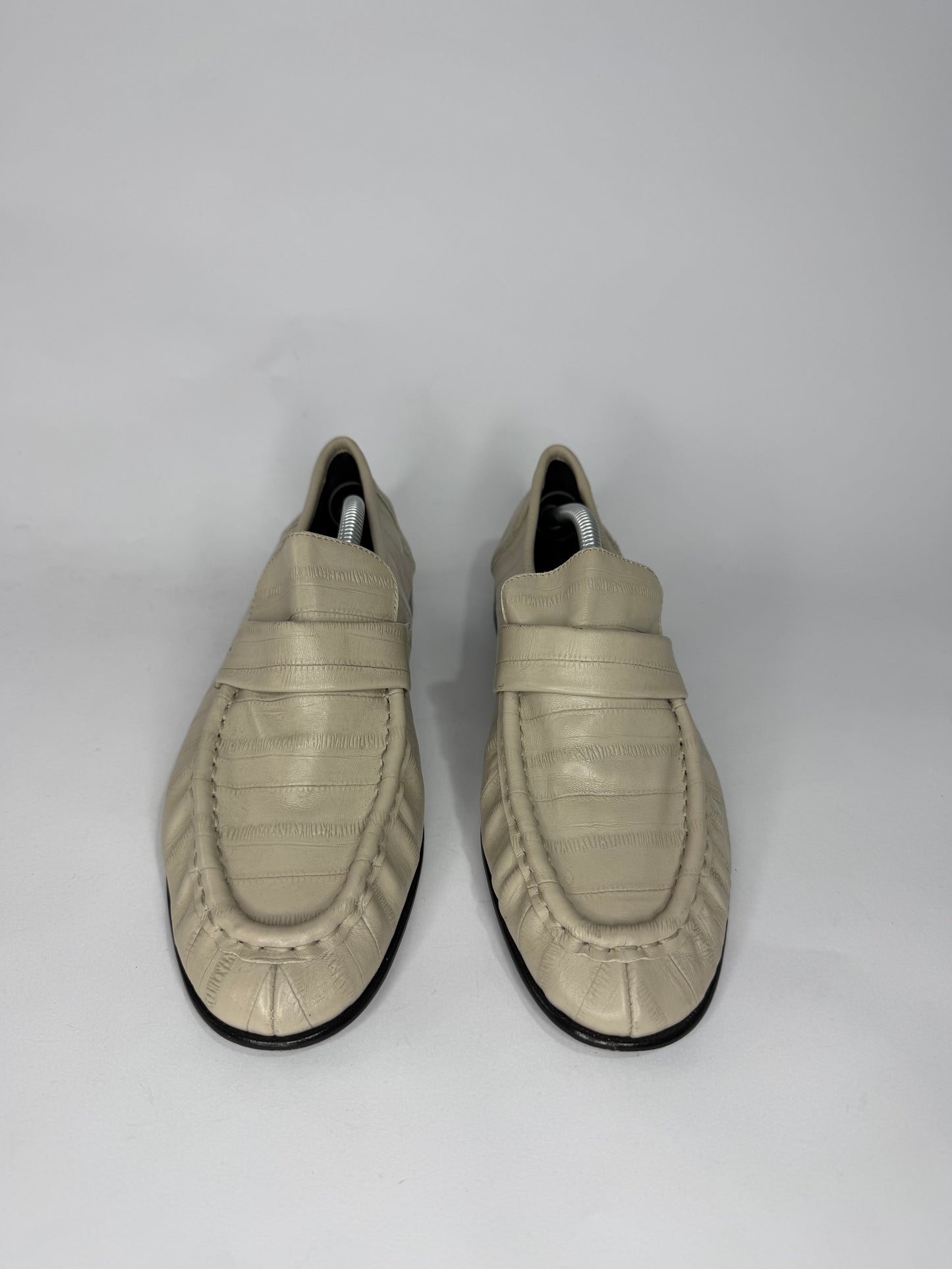 THE ROW 25mm Soft Eel Leather Loafers Size 38 EU/ 8 US/ 5 UK