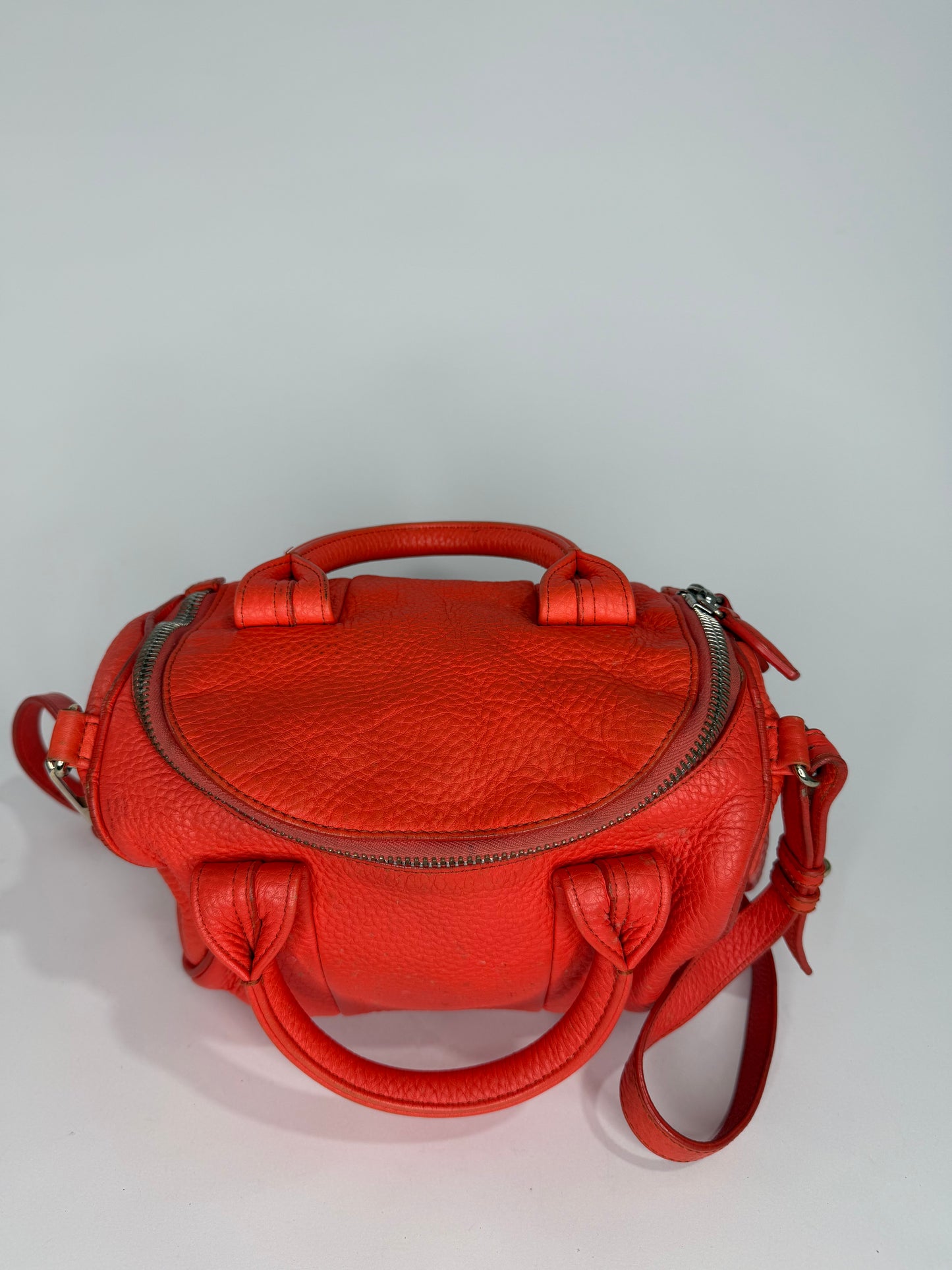 Alexander Wang Orange Leather Small Rockie Satchel