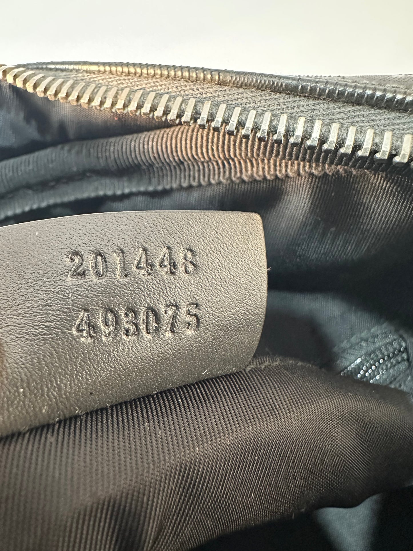 Gucci Silver Metallic GG Imprime Coated Canvas Messenger Bag