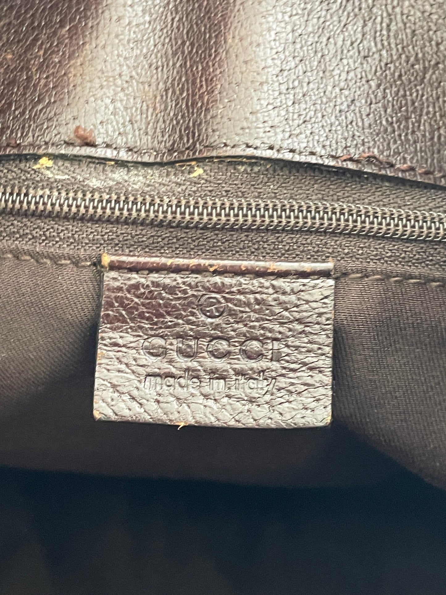 GUCCI
Monogram Eclipse Messenger Bag Brown